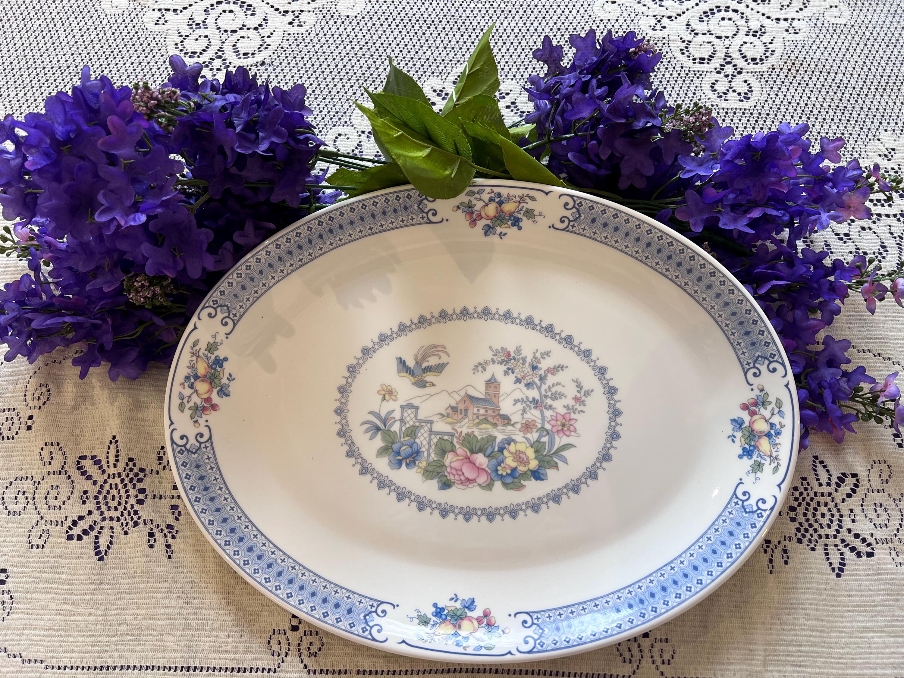 Royal Albert Songbird Platter | New Romance Series Fine English Bone China Serving Tray
