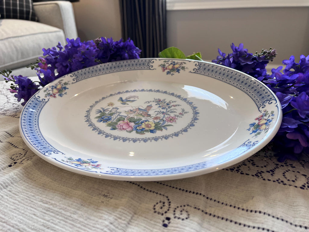 Royal Albert Songbird Platter | New Romance Series Fine English Bone China Serving Tray