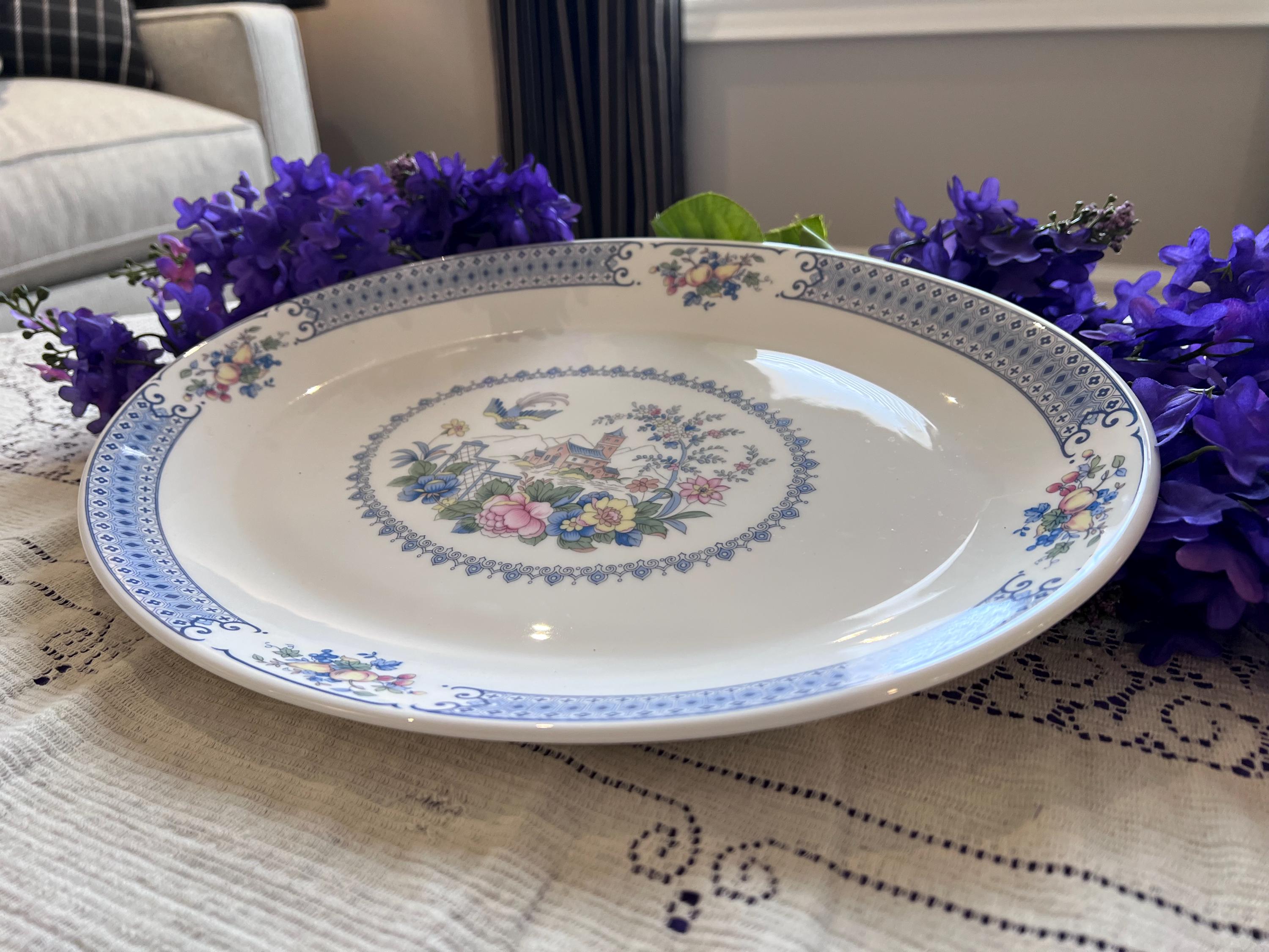 Royal Albert Songbird Platter | New Romance Series Fine English Bone China Serving Tray