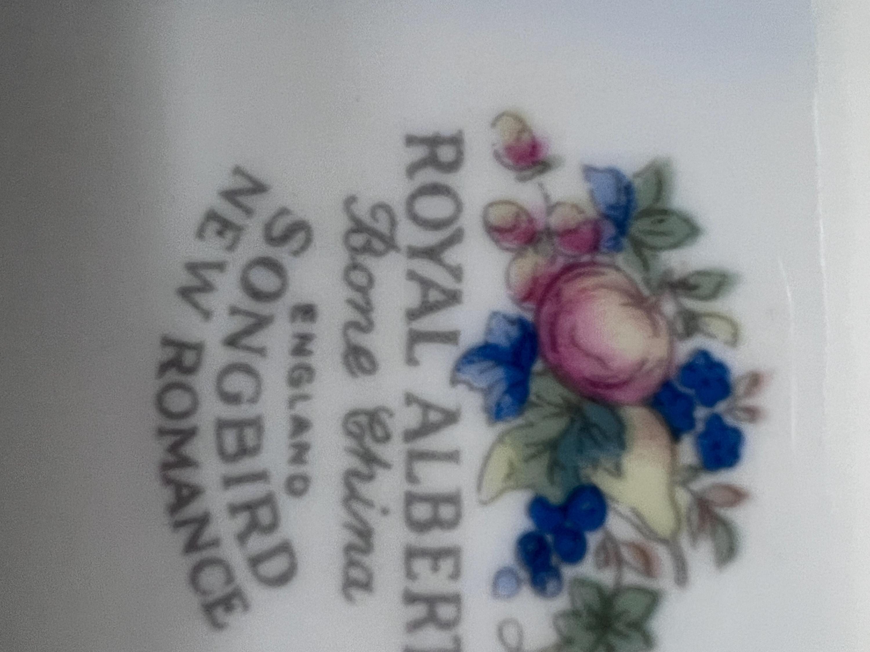 Royal Albert Songbird Platter | New Romance Series Fine English Bone China Serving Tray