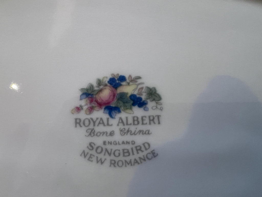 Royal Albert Songbird Oval Vegetable Bowl | Fine English Bone China Serving Dish