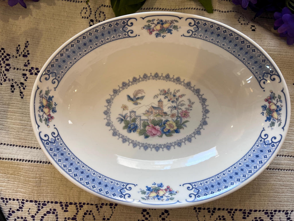 Royal Albert Songbird Oval Vegetable Bowl | Fine English Bone China Serving Dish