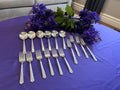 Vintage Lady Ann Silverplate Flatware Set – Simeon L. & George H. Rogers Mid-Century Sterling