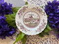 Johnson Brothers Tulip Time Brown Plates, Bowls, Cups Saucers | Made England