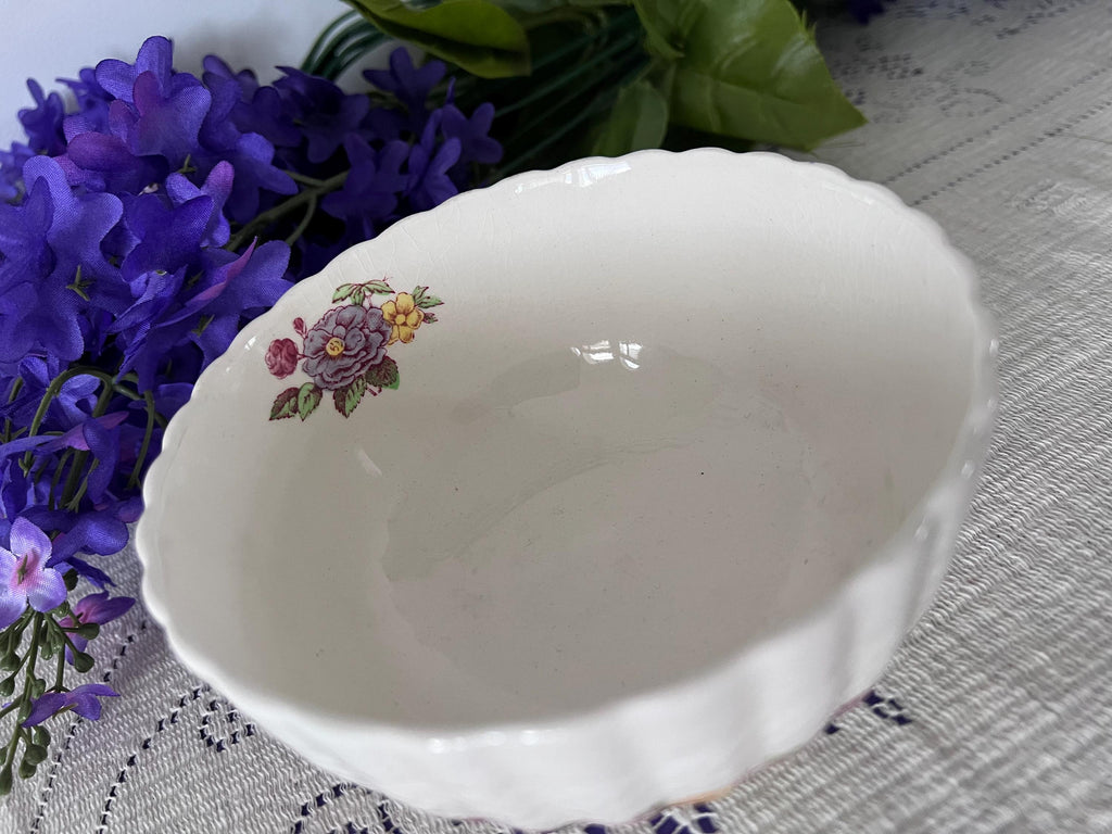 Vintage Copeland Spode Rose Briar Bowls | Romantic English Ironstone | The Lilac Bloom Vintage