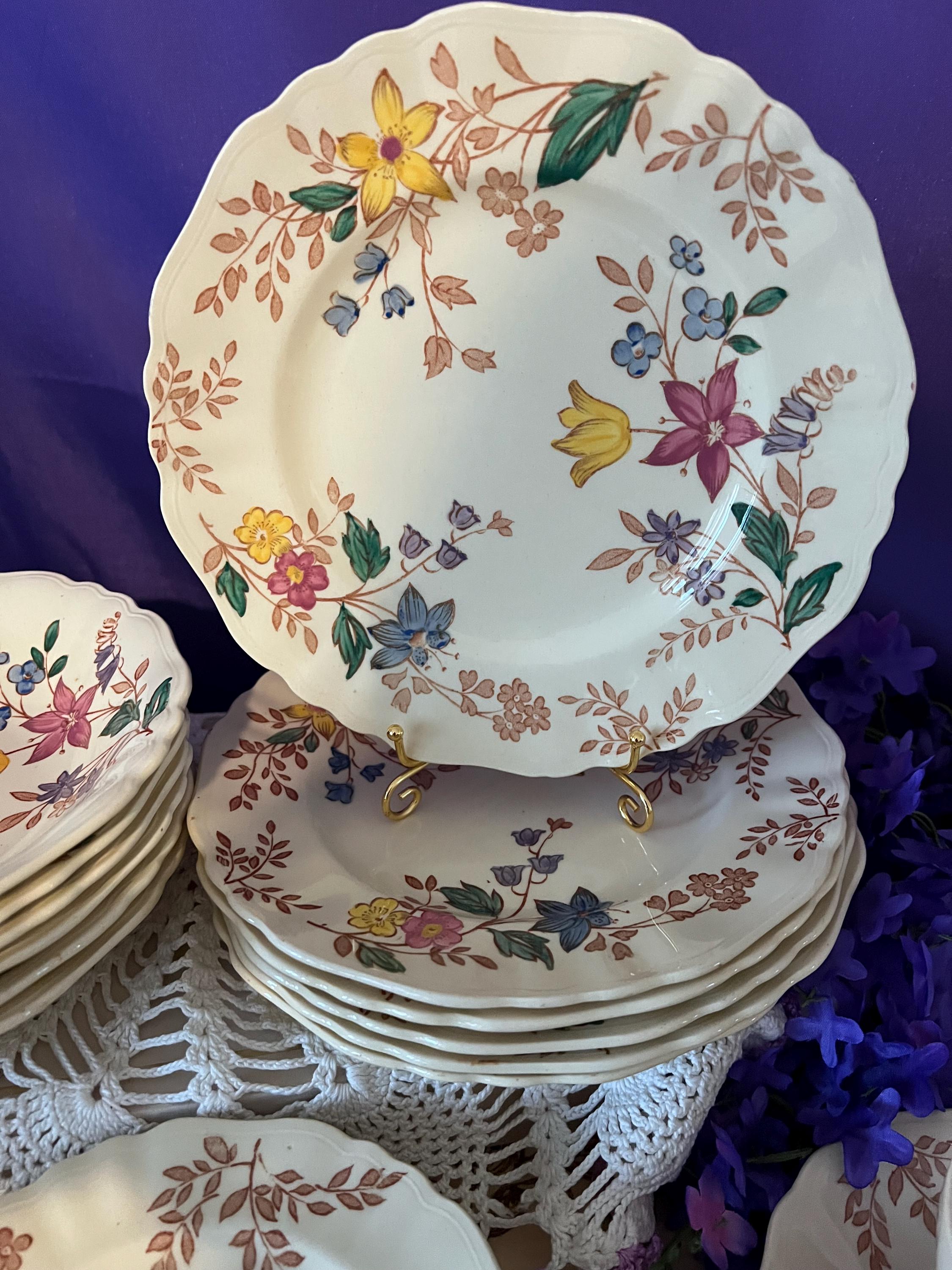 Vintage J&G Meakin "Cotswold" Ironstone Dinnerware Set