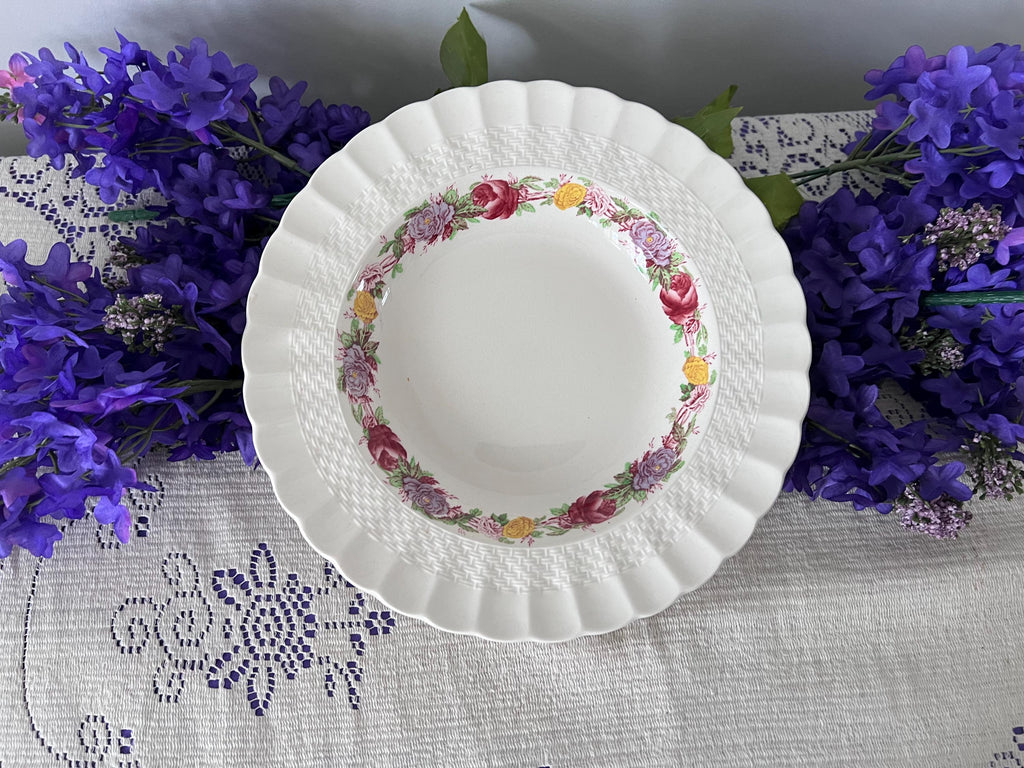 Vintage Copeland Spode Rose Briar Bowls | Romantic English Ironstone | The Lilac Bloom Vintage