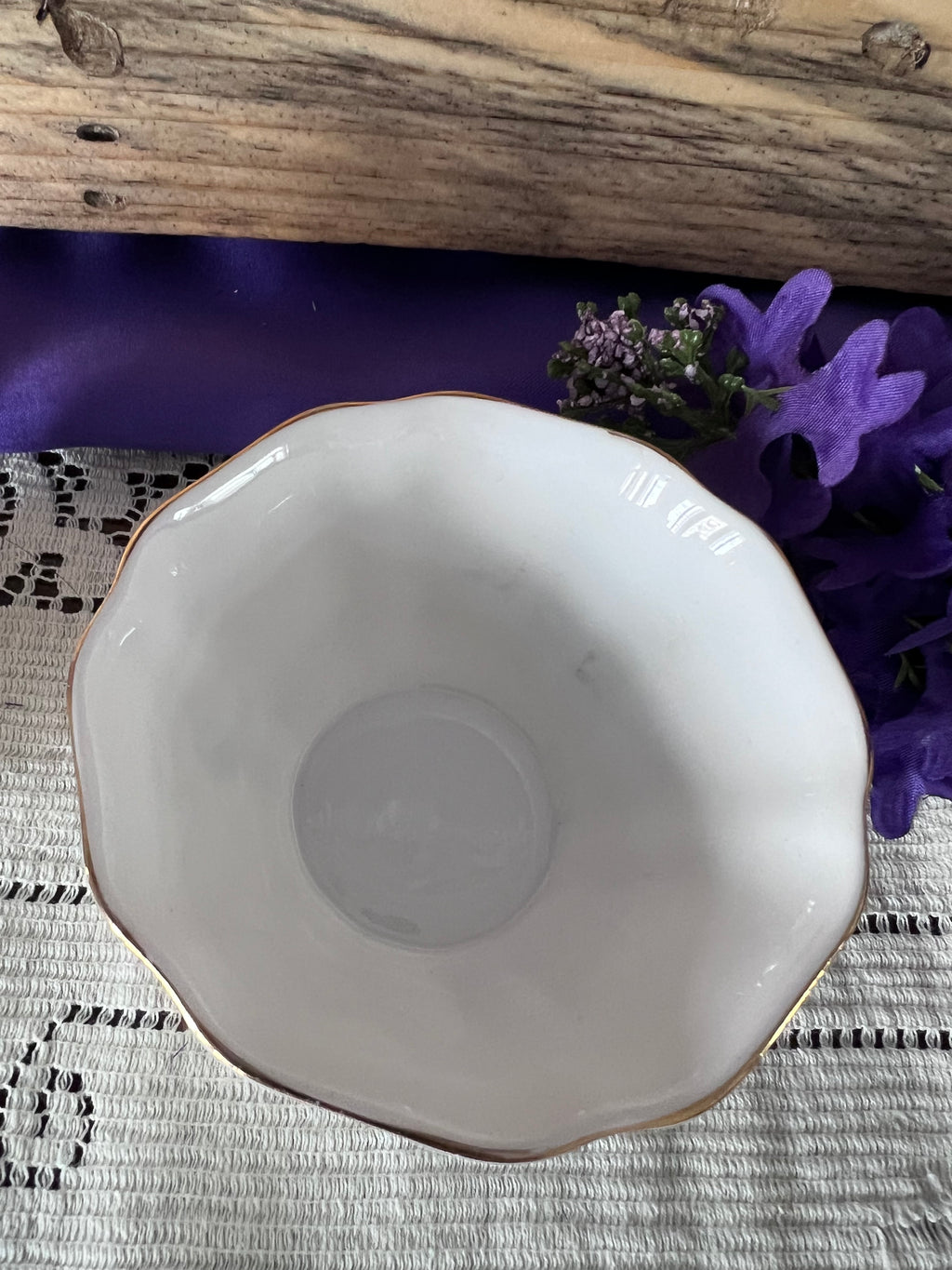 Royal Grafton Fine Bone China Creamer Sugar Bowl Set – Blue Rose Gold Rim England