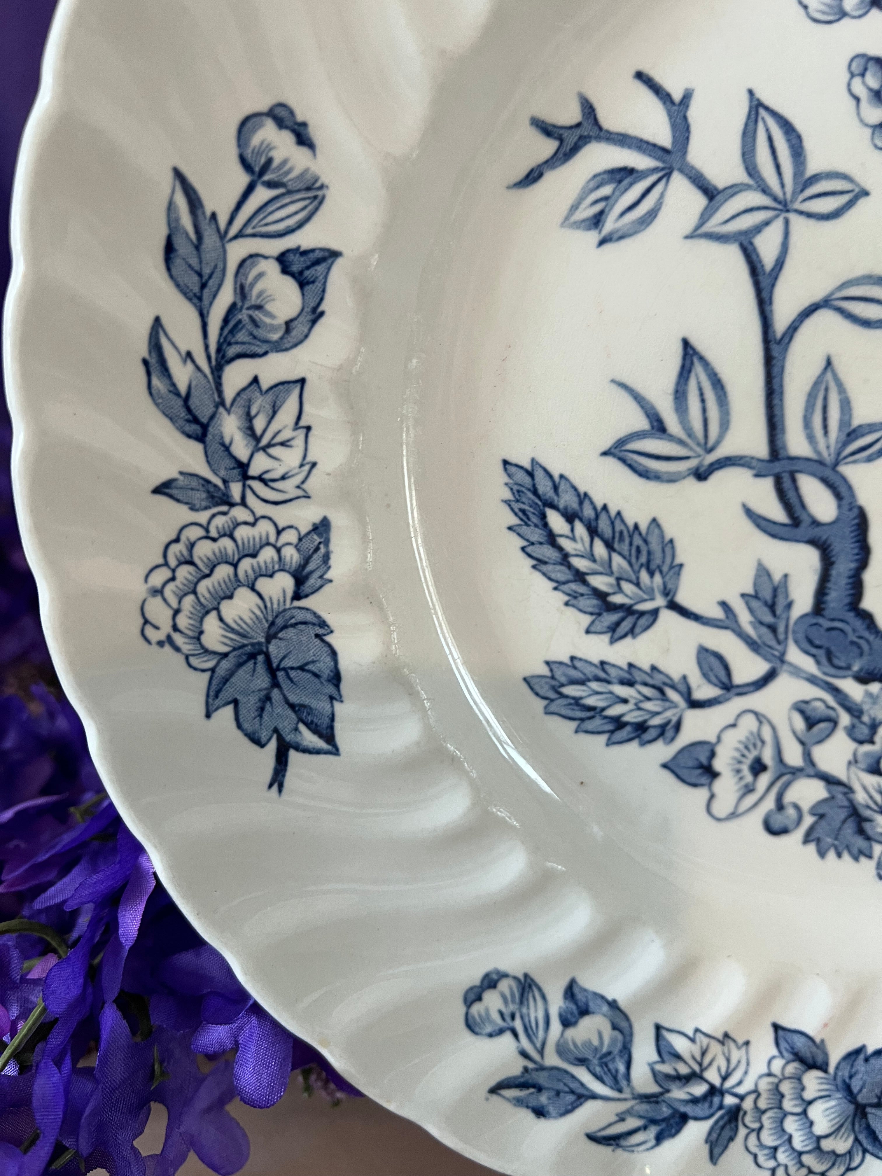 Royal Wessex by Swinnertons - Indian Tree Blue Dinner Plates (Set of 2)
