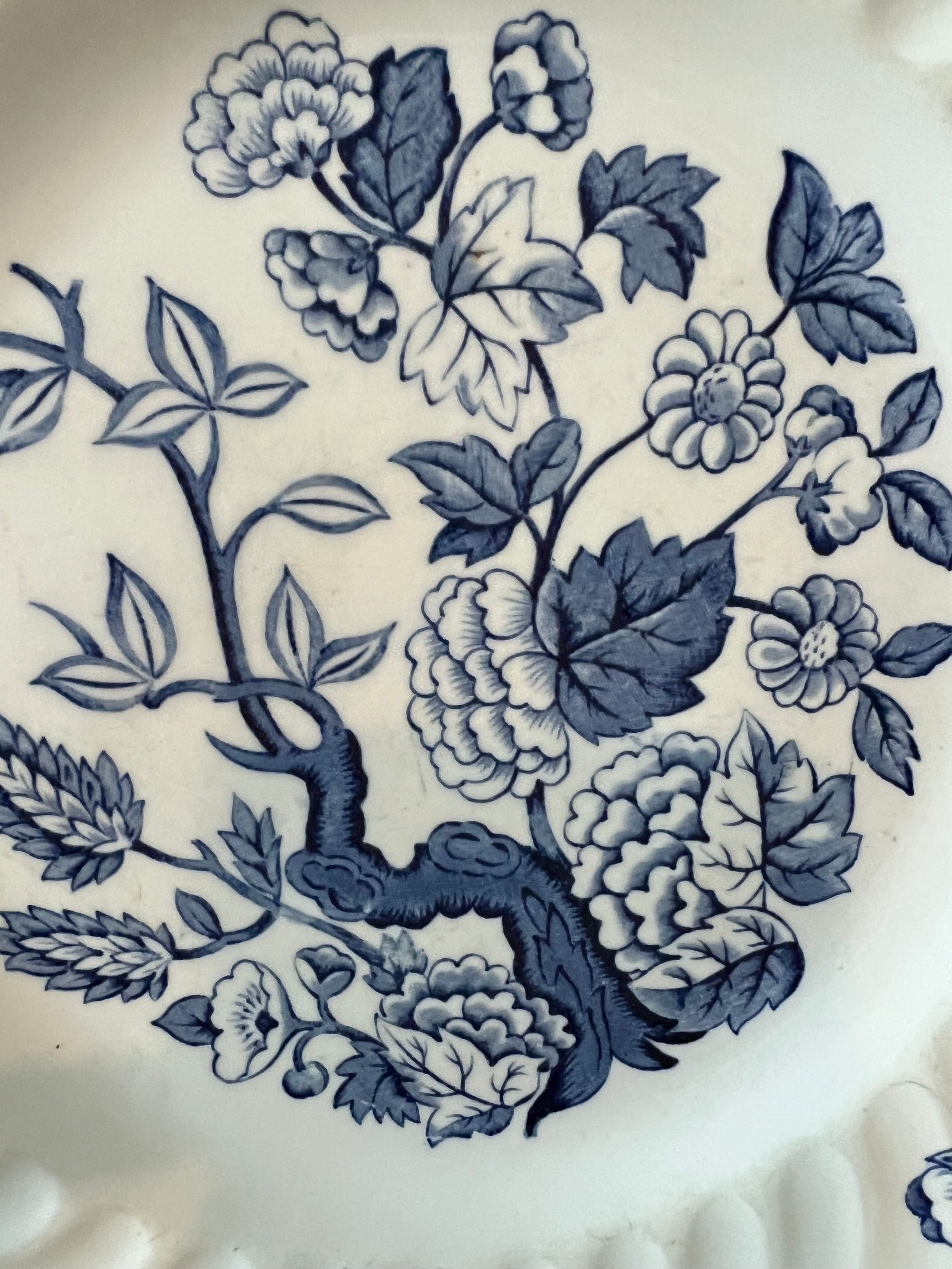 Royal Wessex by Swinnertons - Indian Tree Blue Dinner Plates (Set of 2)