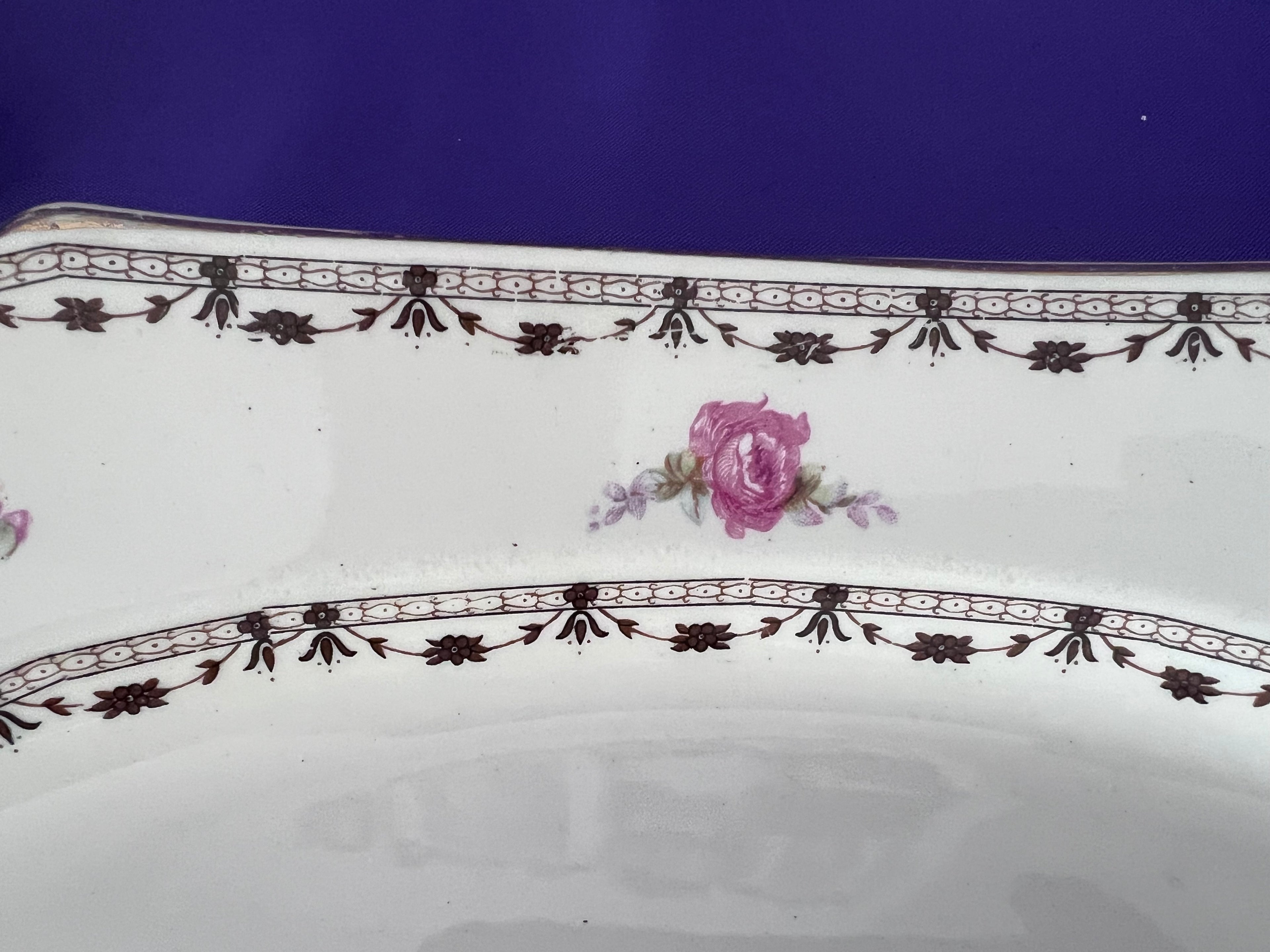 Thomas Hughes Coronation Rose China – Pink Rose English Ironstone, 1930s Unicorn Mark