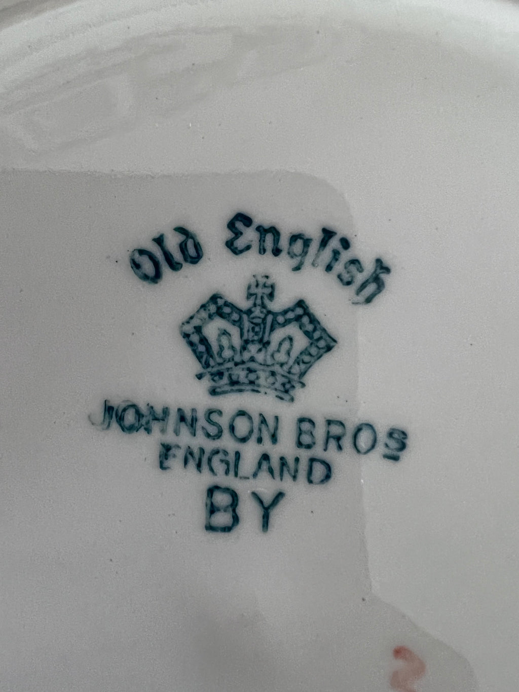 Vintage Johnson Brothers "Old English" Pastel Fruit Plates - Set of 4 | Grandmillennial Shabby Chic English Ironstone Dessert Plates | Pink, Blue, Green, Peach