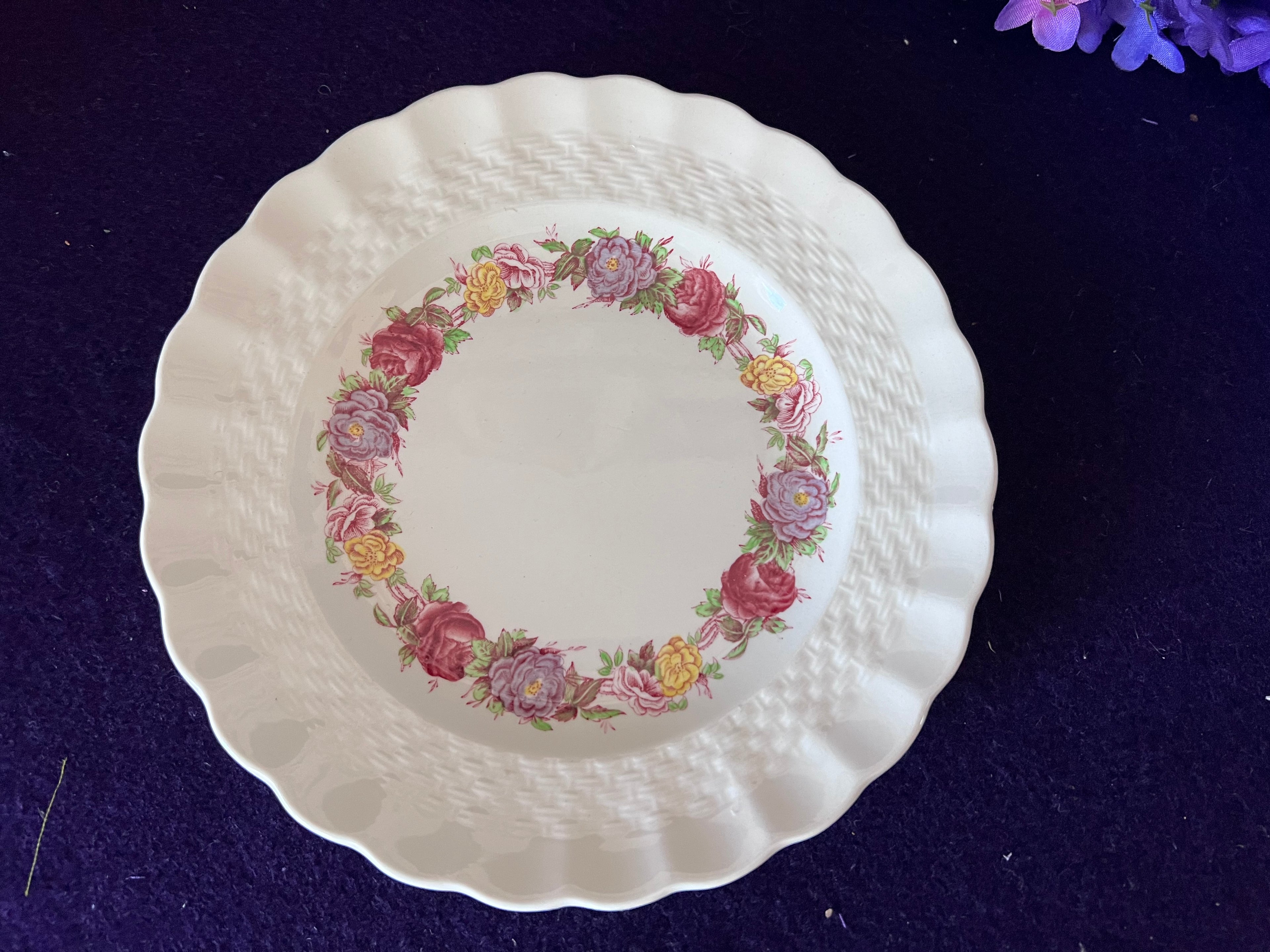 Vintage Copeland Spode Rose Briar Bowls | Romantic English Ironstone | The Lilac Bloom Vintage