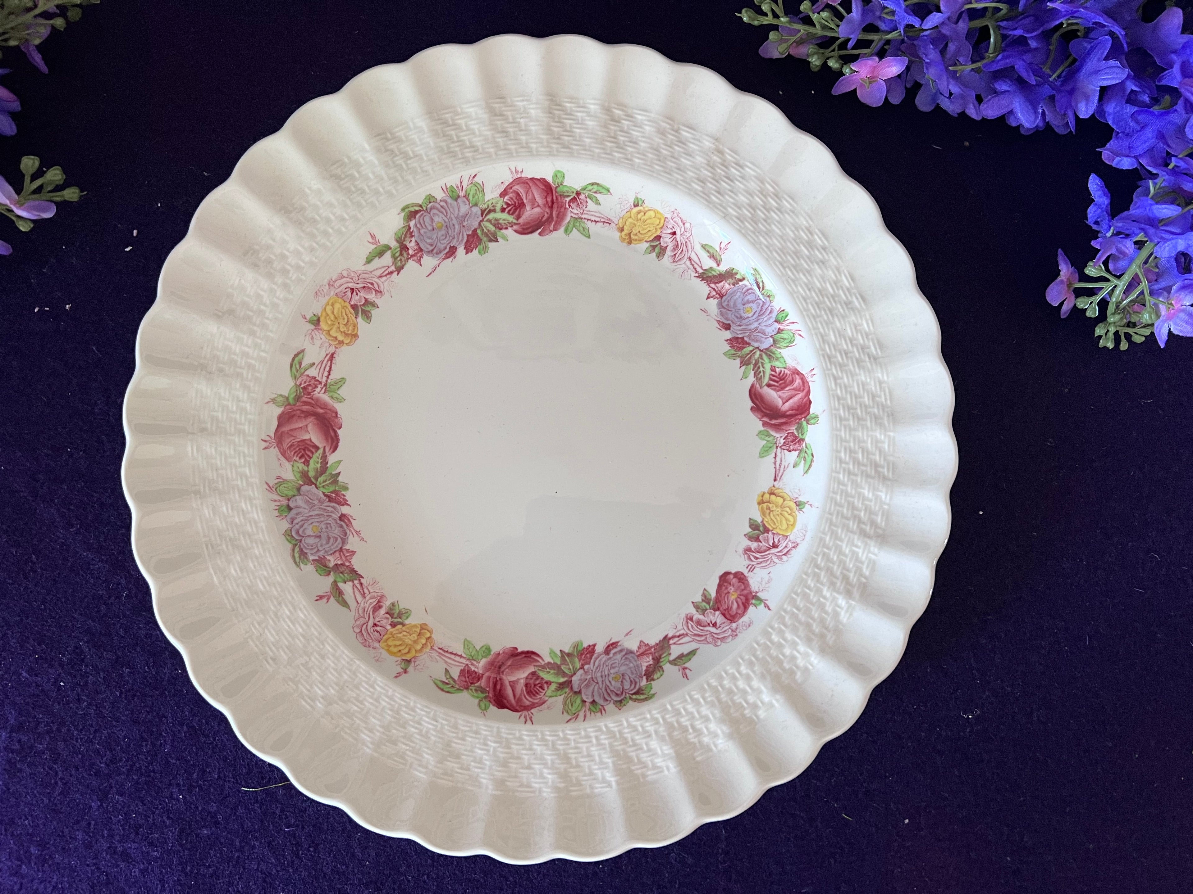 Vintage Copeland Spode Rose Briar Bowls | Romantic English Ironstone | The Lilac Bloom Vintage
