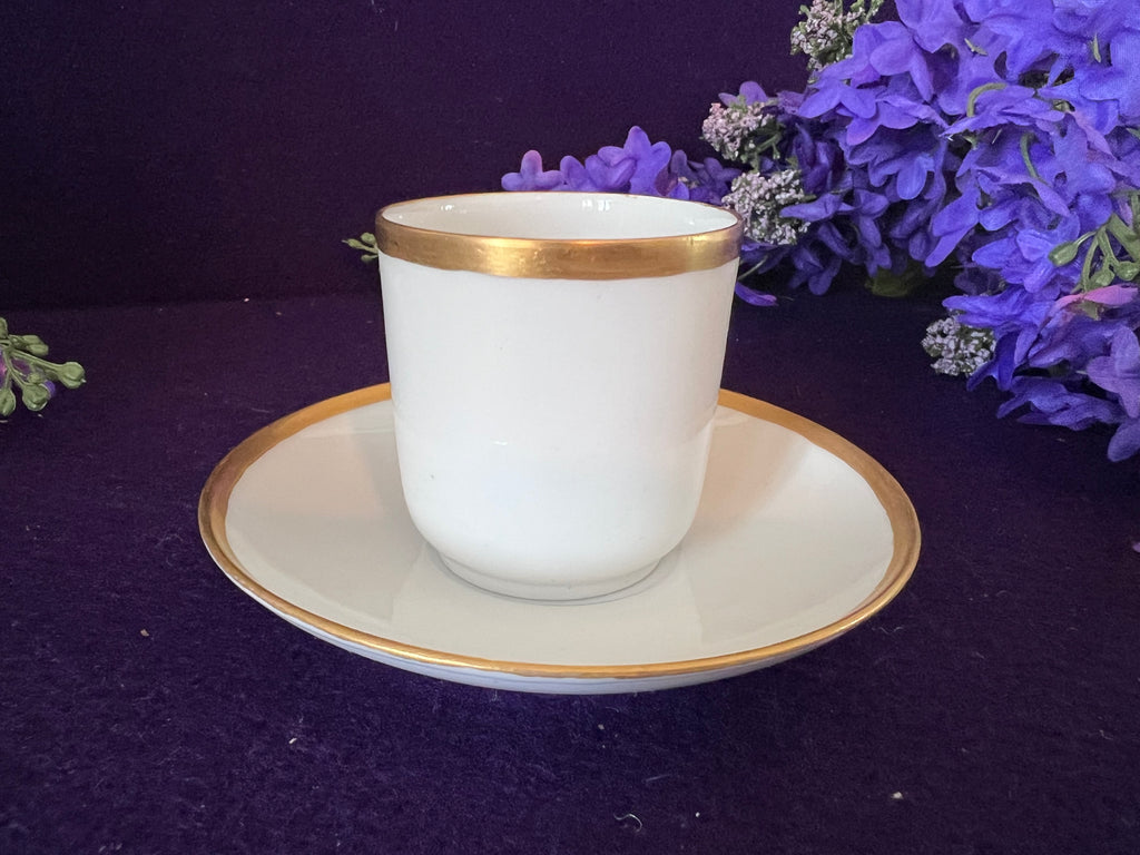 Grand Turn-of-the-Century Limoges France White & Gold Estate Dinner Service - 93 Pieces