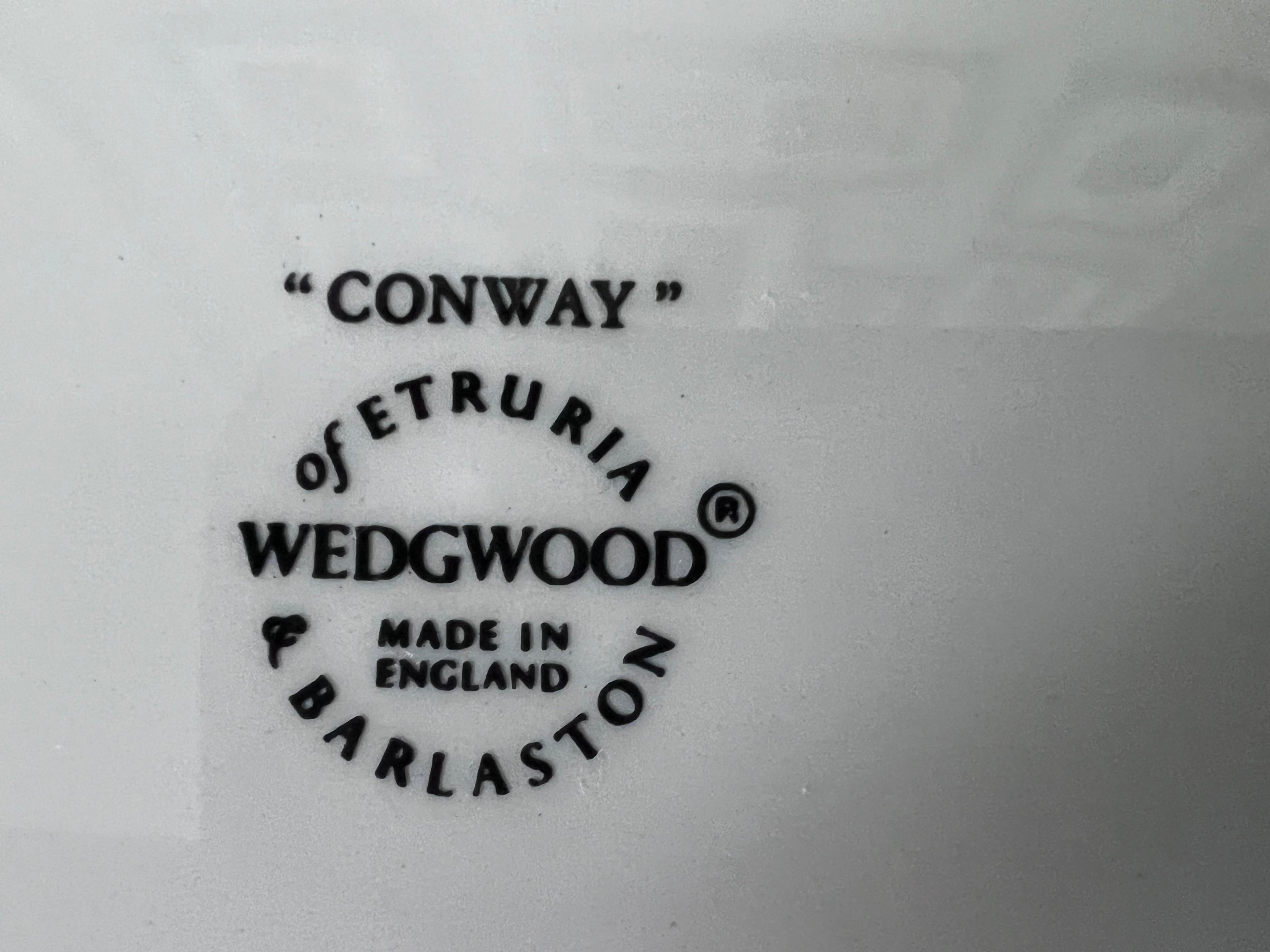 Vintage Wedgwood "Conway" Fine China Dinnerware Set – Made in England