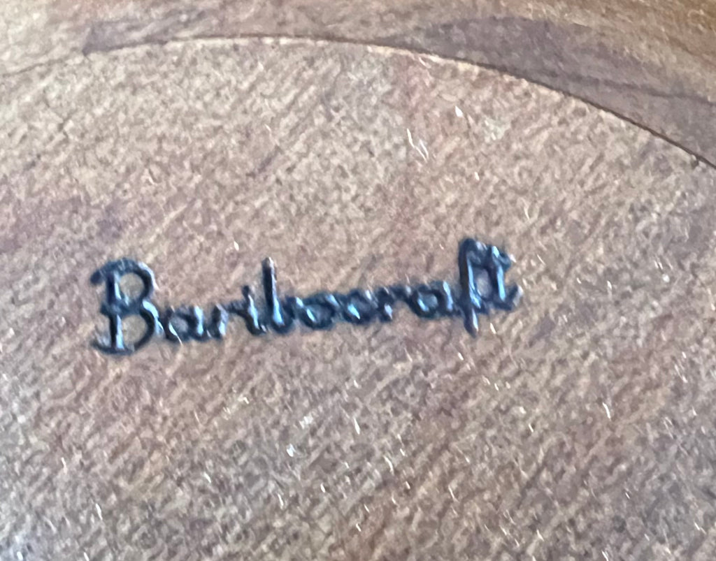 Vintage Baribocraft Canada Mid-Century Modern Carved Wooden Salad Bowls - Set of 4