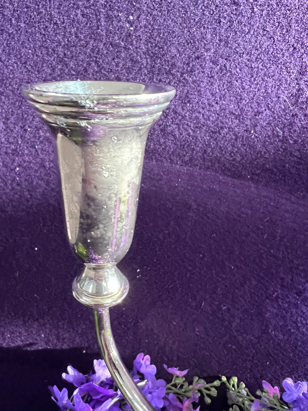 Vintage Godinger Silver-Plated 3-Light Candelabra – Classic Polished Silver Table Centrepiece