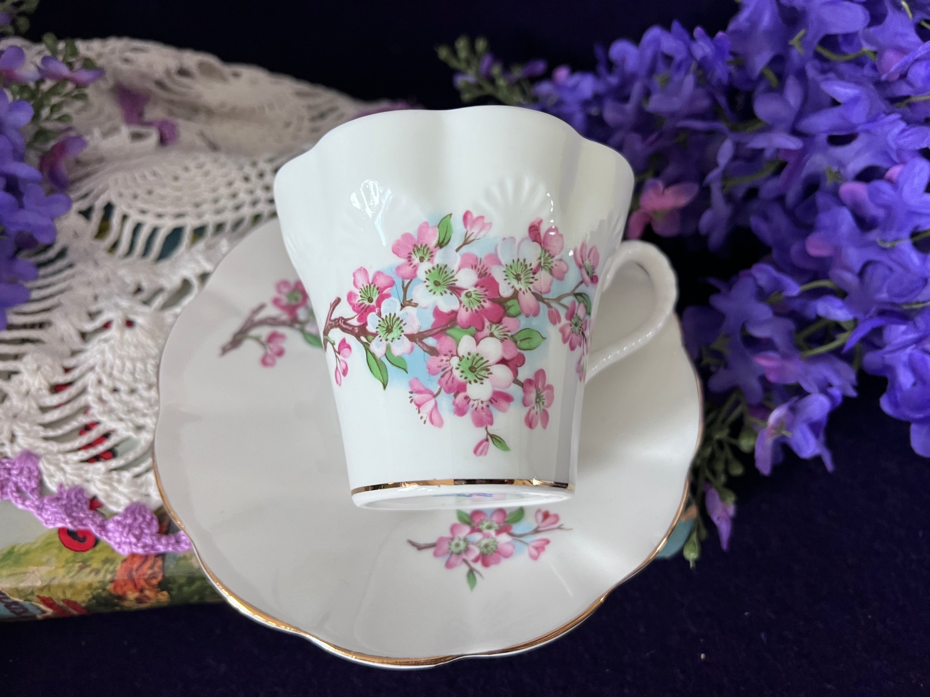 Curated Vintage English Bone China Teacups — Choose Your Style