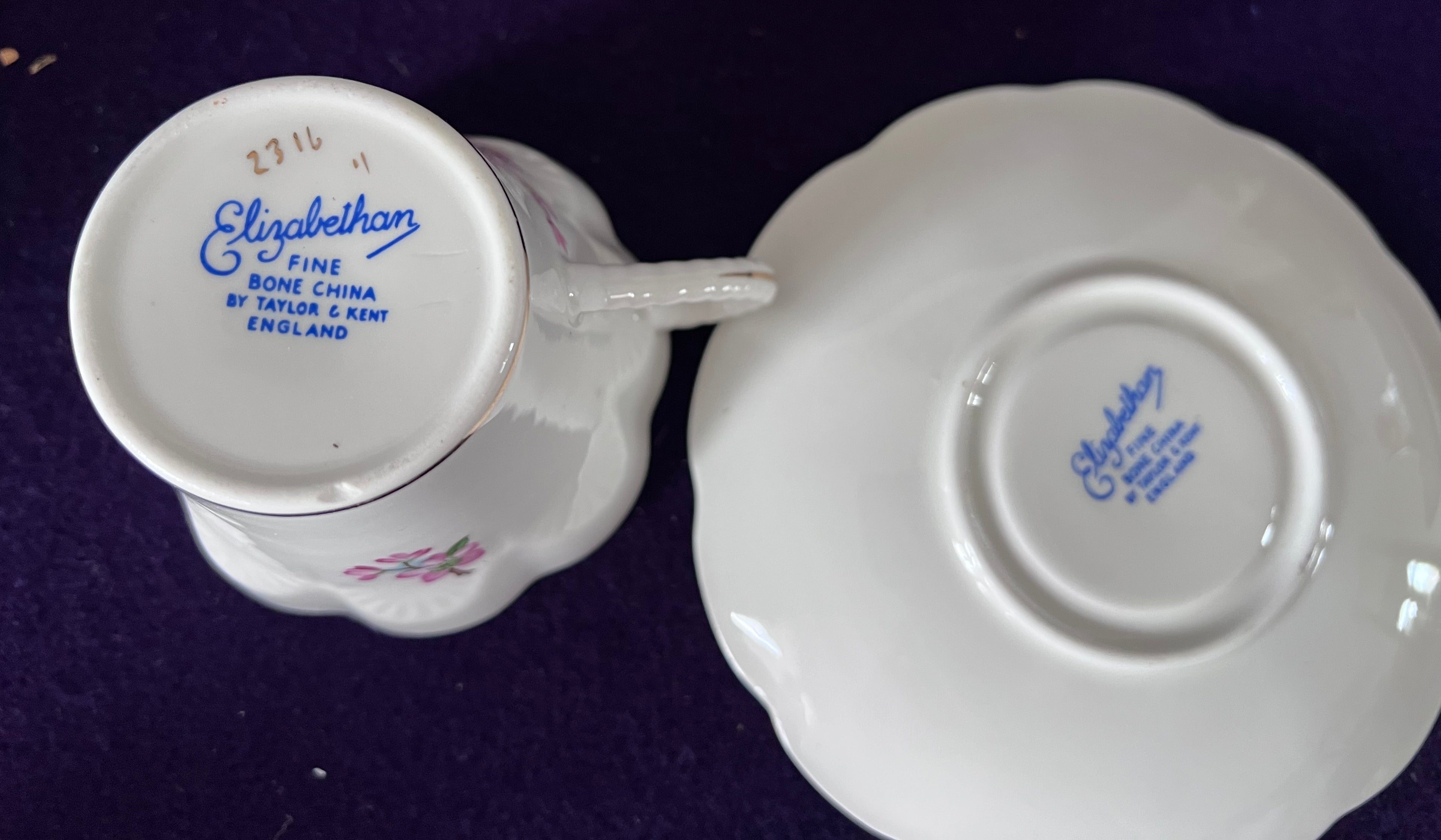 Curated Vintage English Bone China Teacups — Choose Your Style