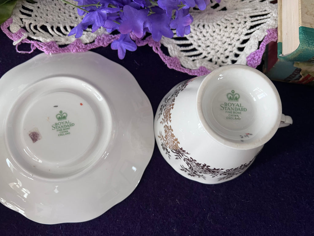 Curated Vintage English Fine Bone China Teacup & Saucer Sets — Choose Your Style