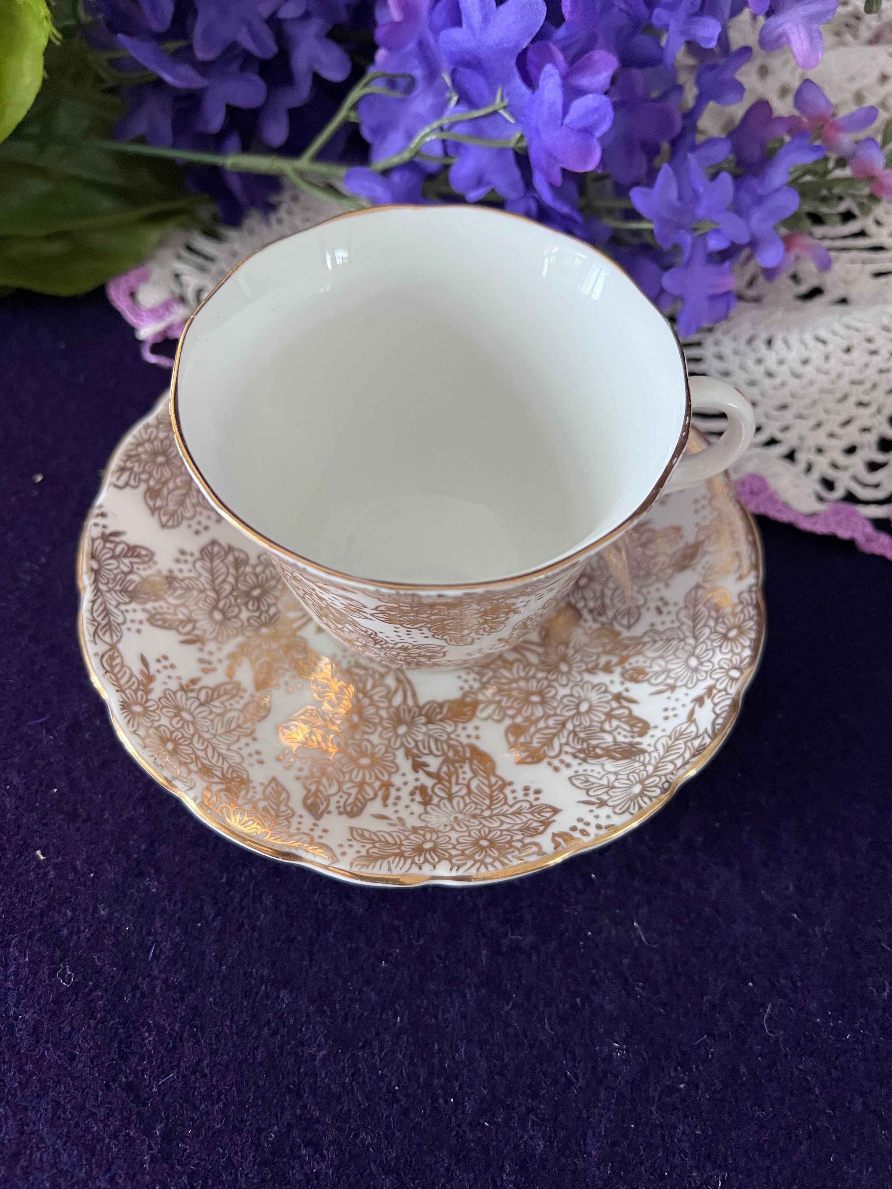 Curated Vintage English Fine Bone China Teacup & Saucer Sets — Choose Your Style