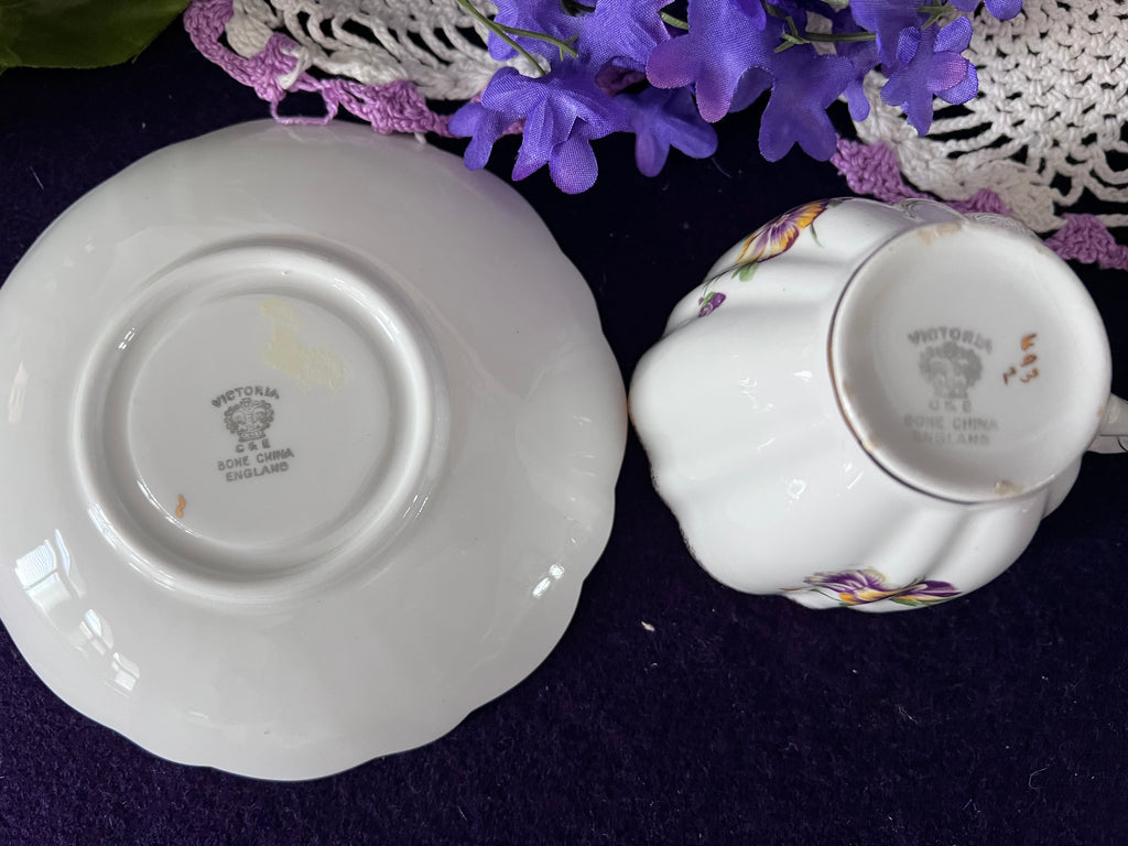Curated Vintage English Fine Bone China Teacup & Saucer Sets — Choose Your Style