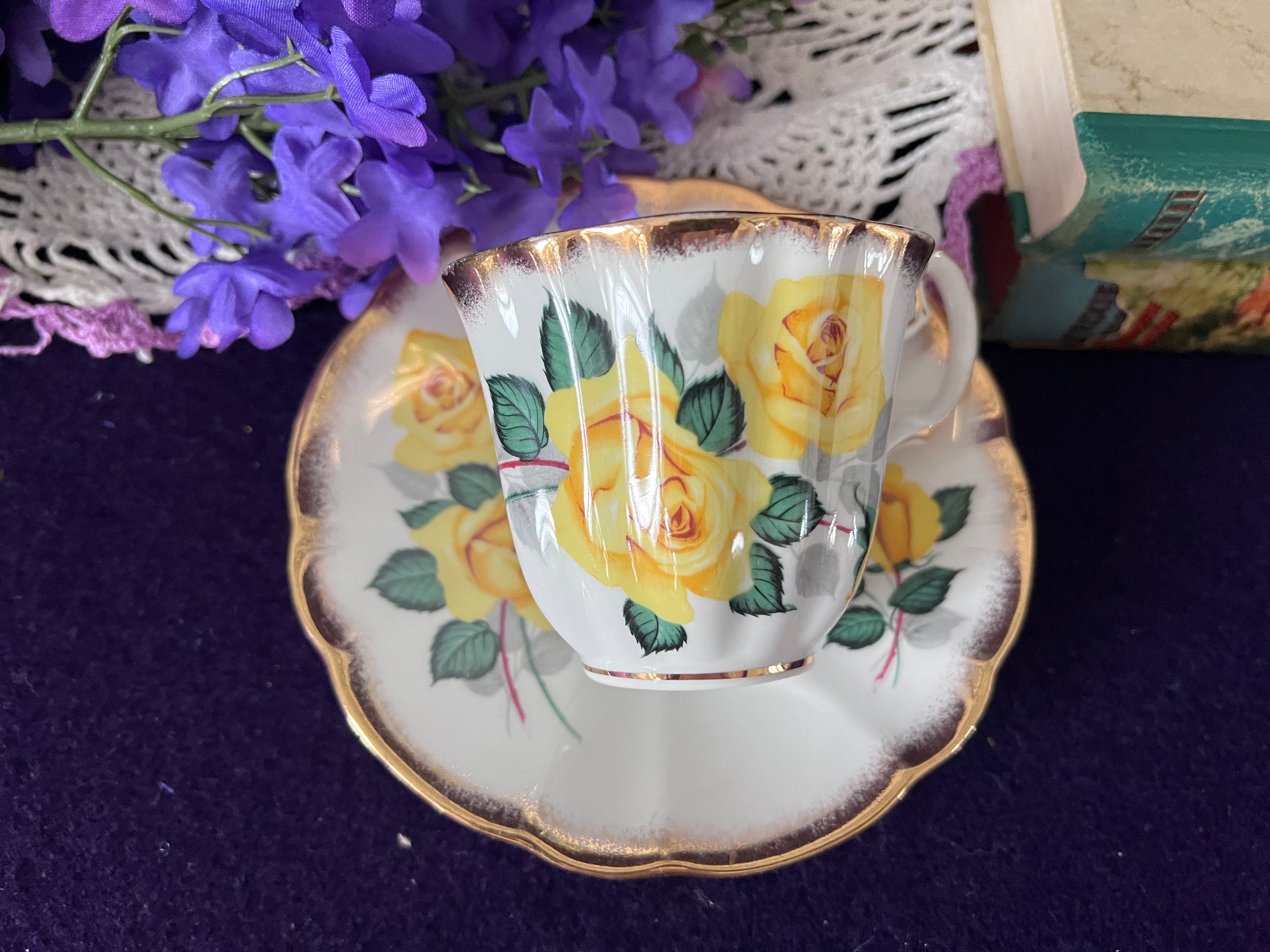 Curated Vintage English Fine Bone China Teacup & Saucer Sets — Choose Your Style