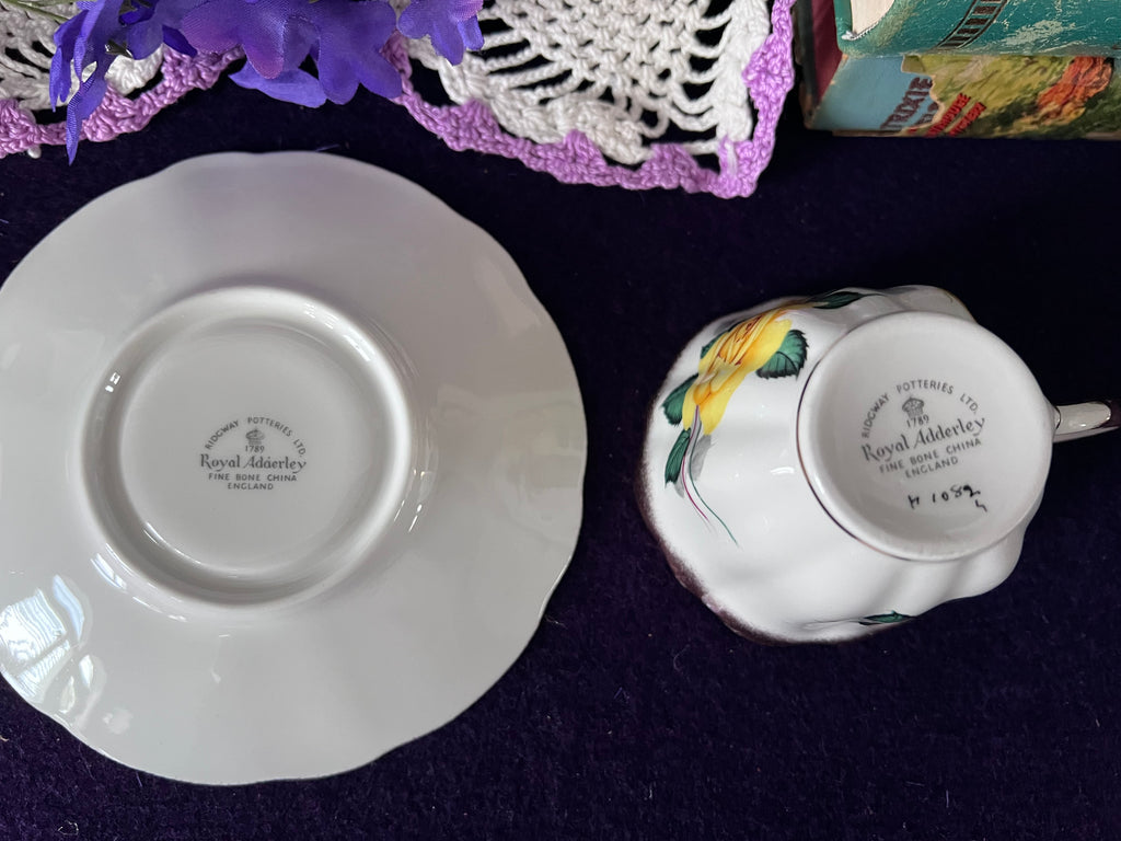 Curated Vintage English Fine Bone China Teacup & Saucer Sets — Choose Your Style