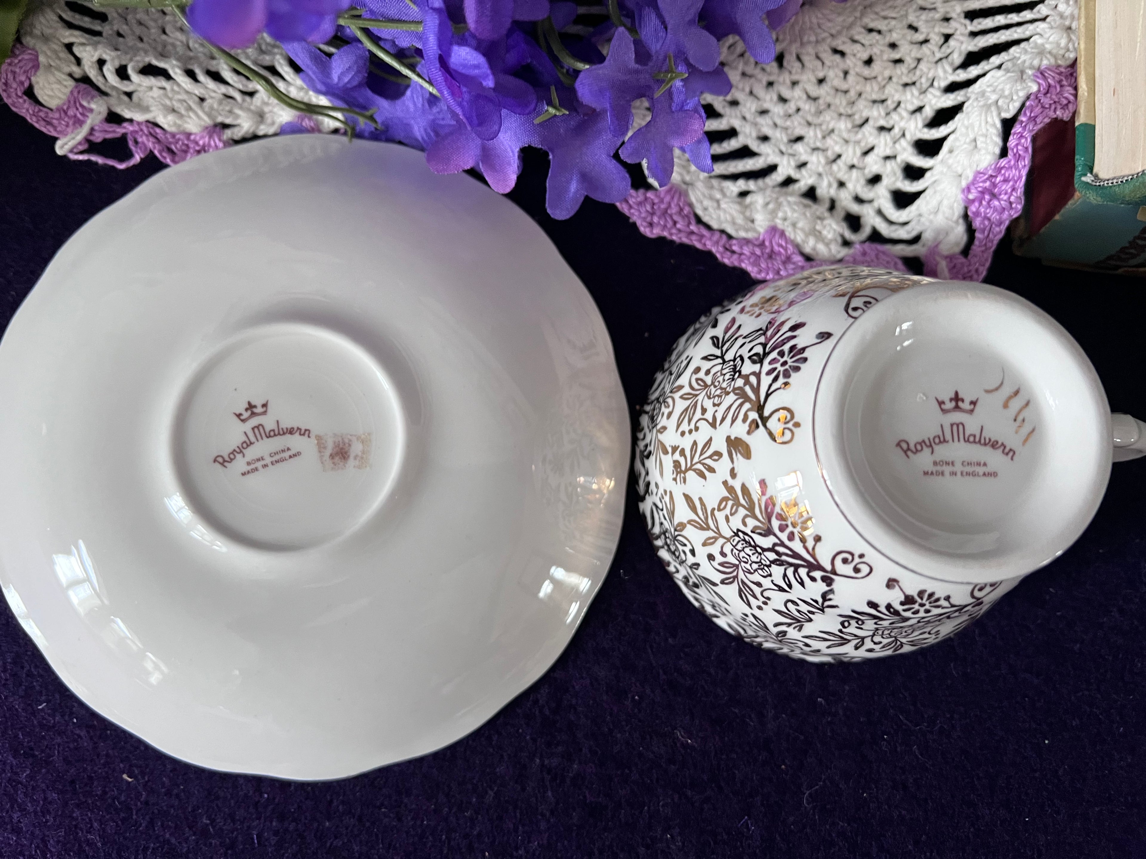 Curated Vintage English Fine Bone China Teacup & Saucer Sets — Choose Your Style