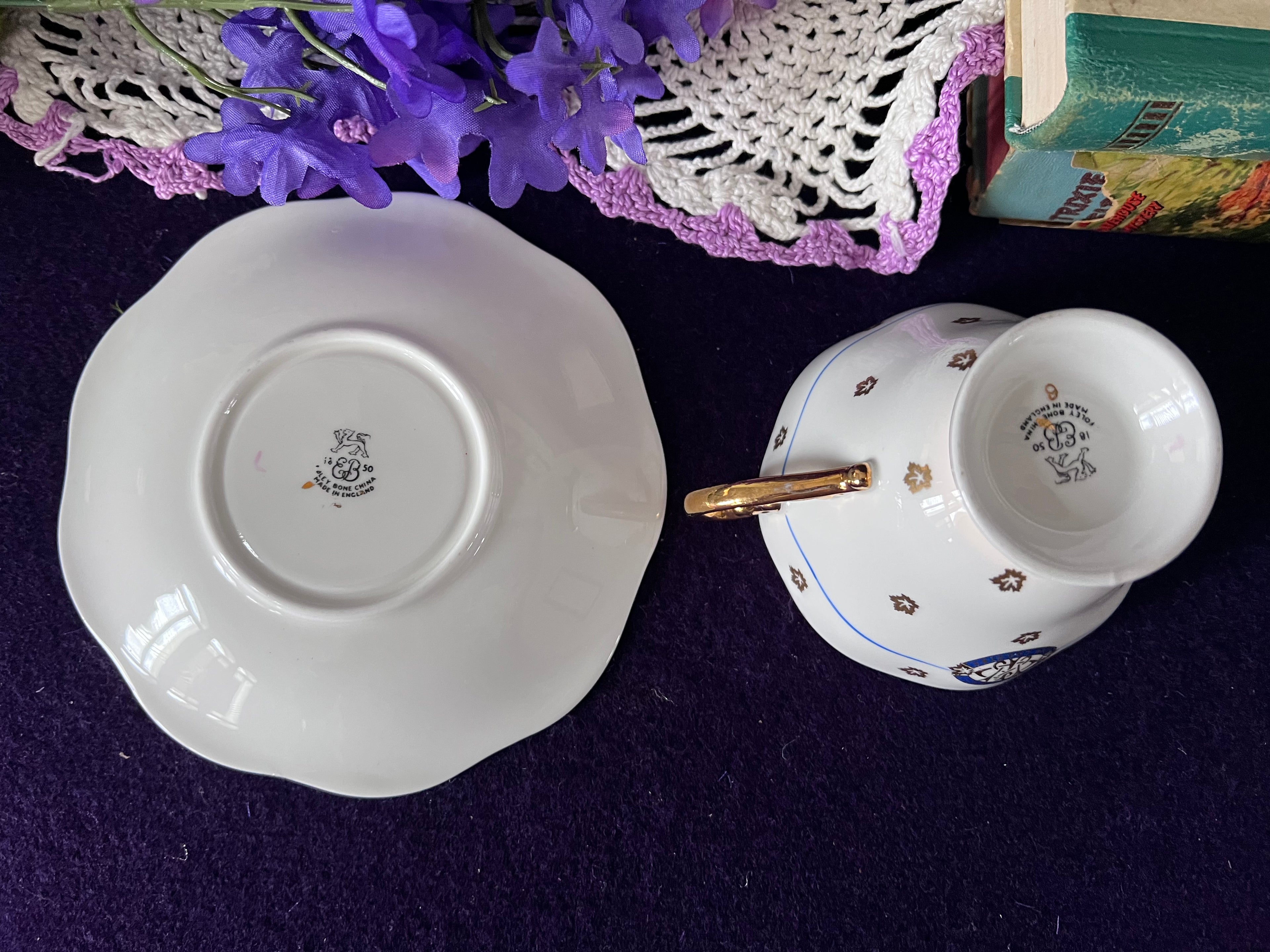 Curated Vintage English Fine Bone China Teacup & Saucer Sets — Choose Your Style