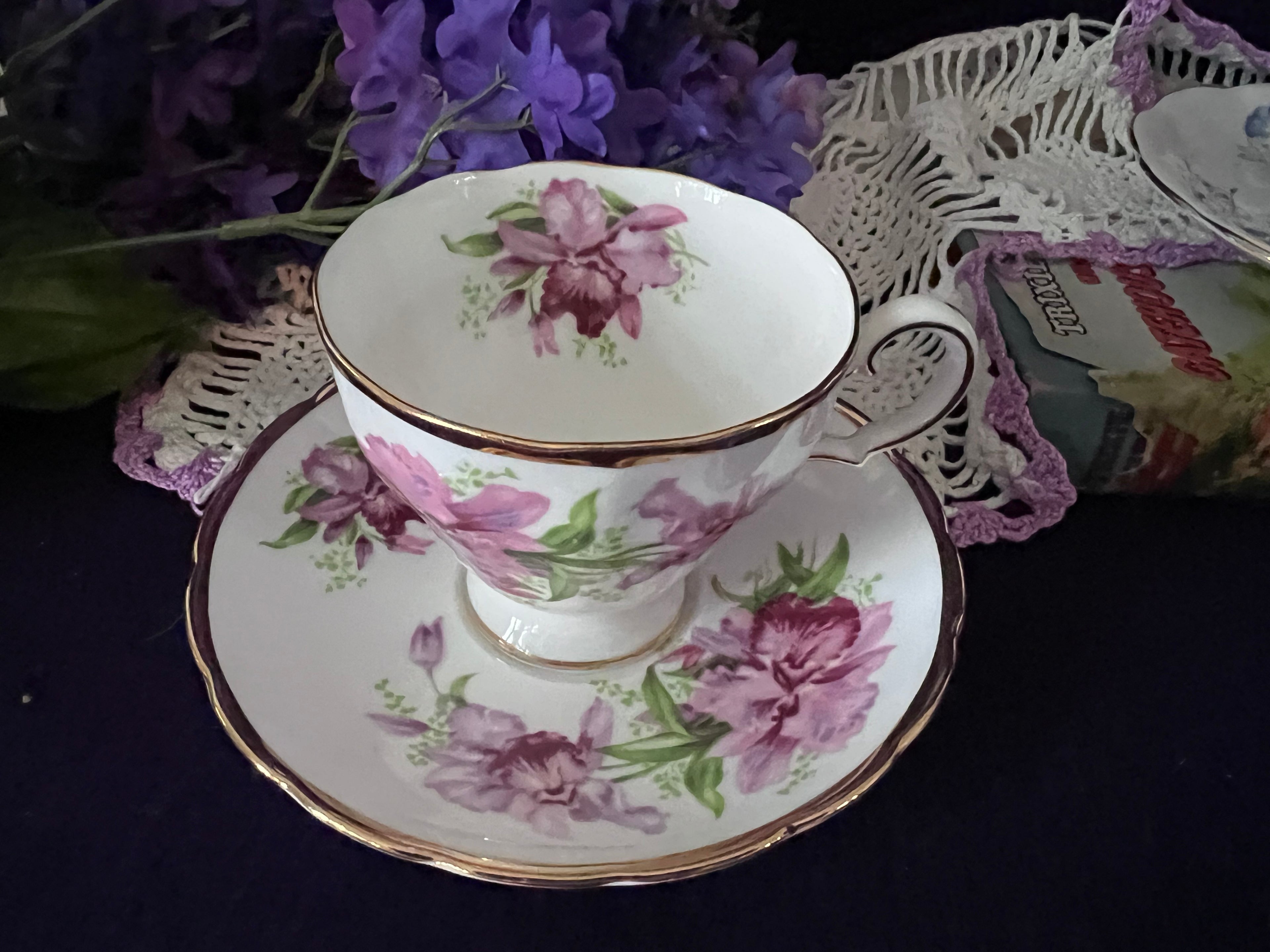 Curated Vintage English Fine Bone China Tea Sets — Choose Your Style