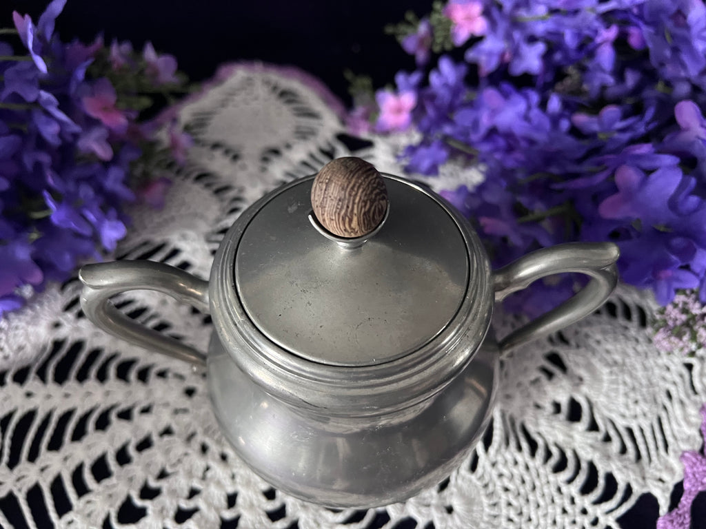 Royal Holland Pewter Tea Service, 3-Piece | Mid-Century Dutch Vintage Pewter