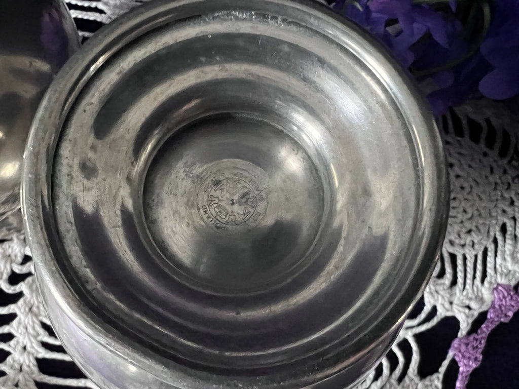 Royal Holland Pewter Tea Service, 3-Piece | Mid-Century Dutch Vintage Pewter