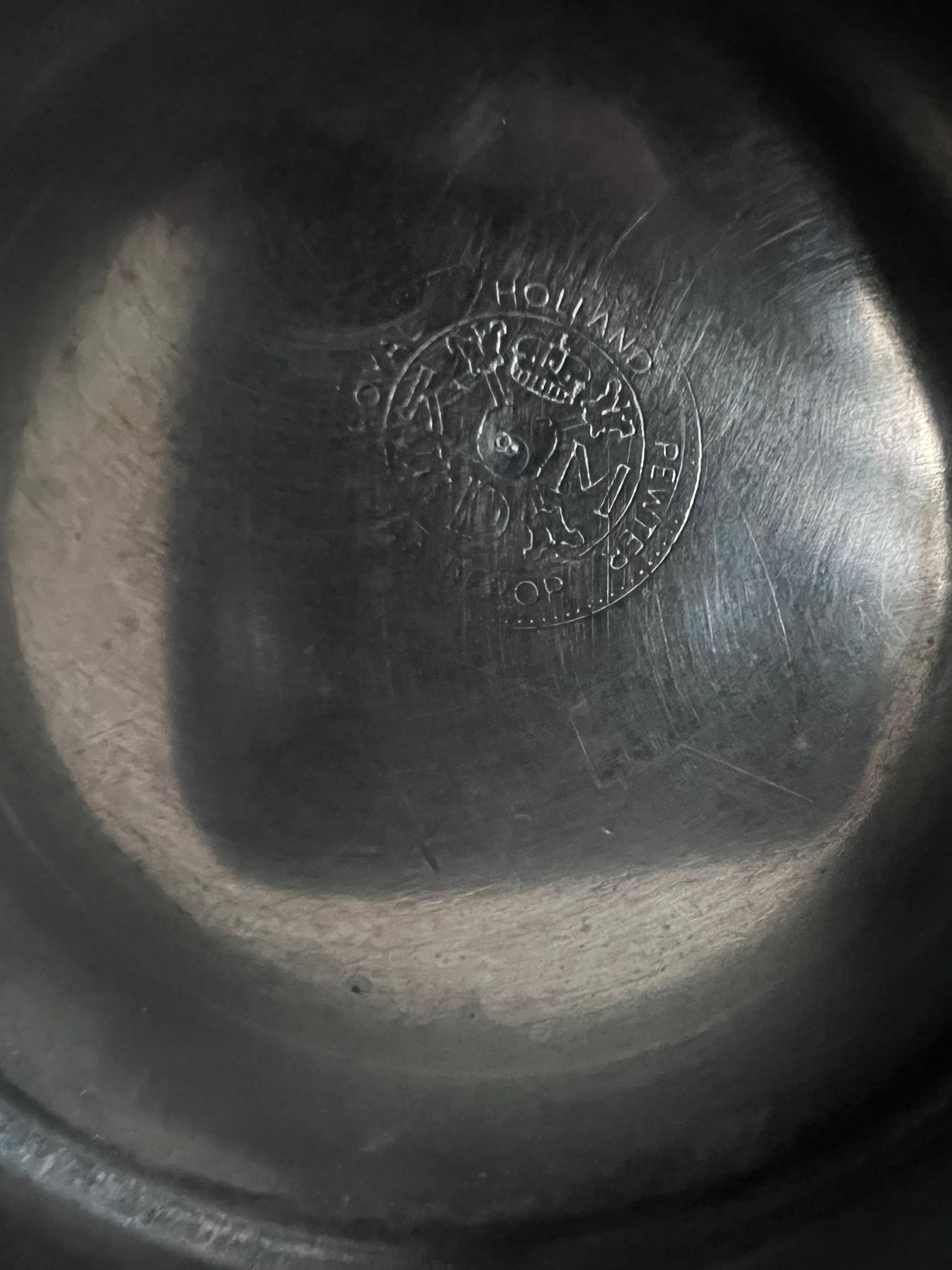 Royal Holland Pewter Tea Service, 3-Piece | Mid-Century Dutch Vintage Pewter