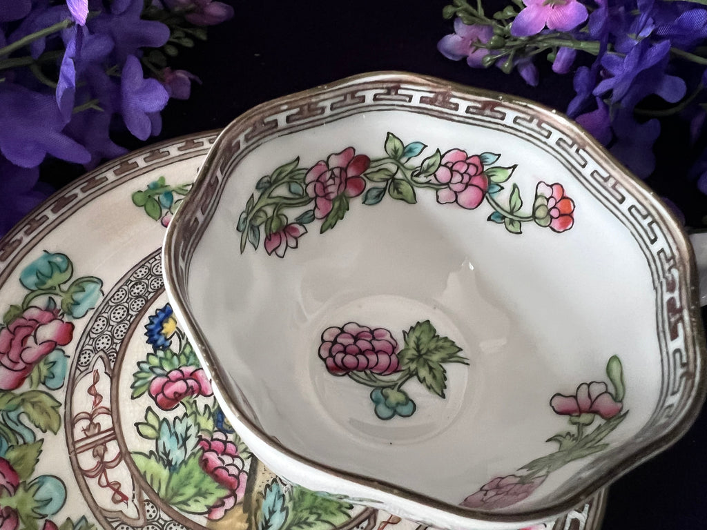 Coalport ‘Indian Tree’ Demitasse Cups & Saucers, Set of 4 | Antique English Porcelain c.1891–1920