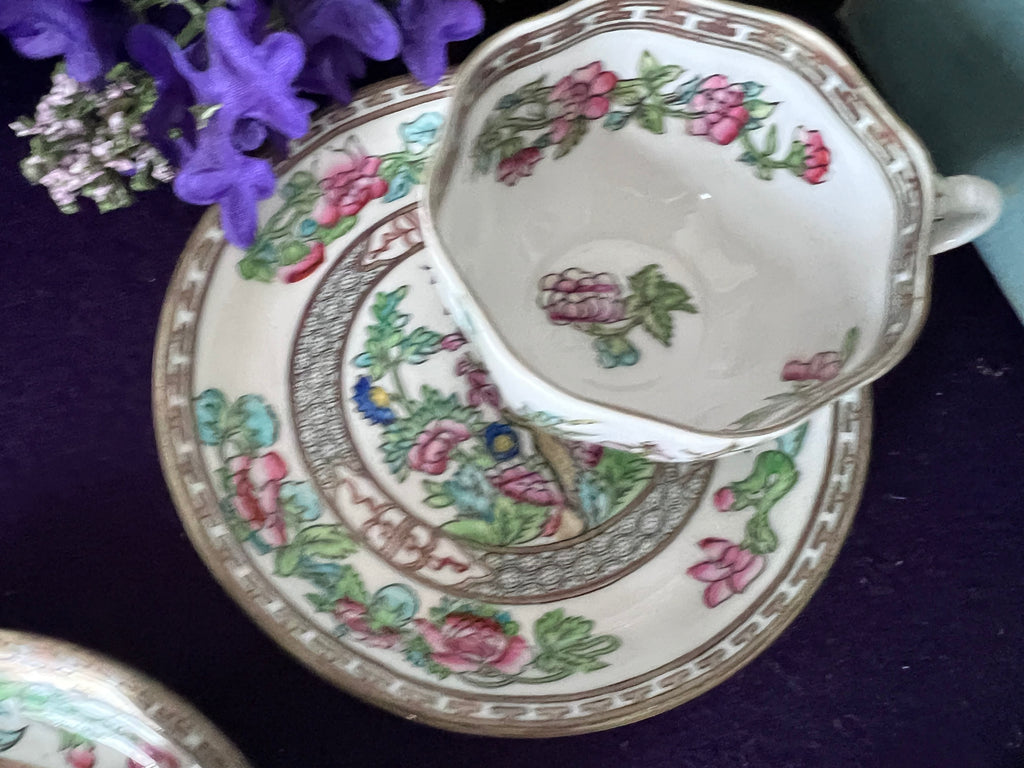 Coalport ‘Indian Tree’ Demitasse Cups & Saucers, Set of 4 | Antique English Porcelain c.1891–1920