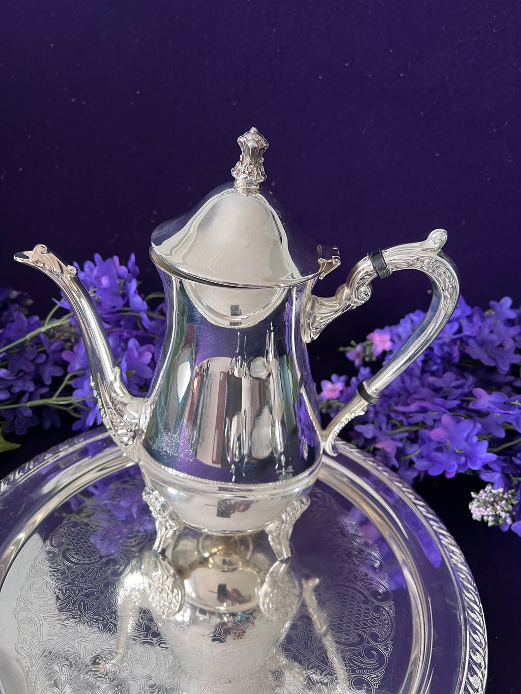 Hudson’s Bay Company Silverplate Tea Service, 4-Piece | E.P. Brass Mid-Century Vintage