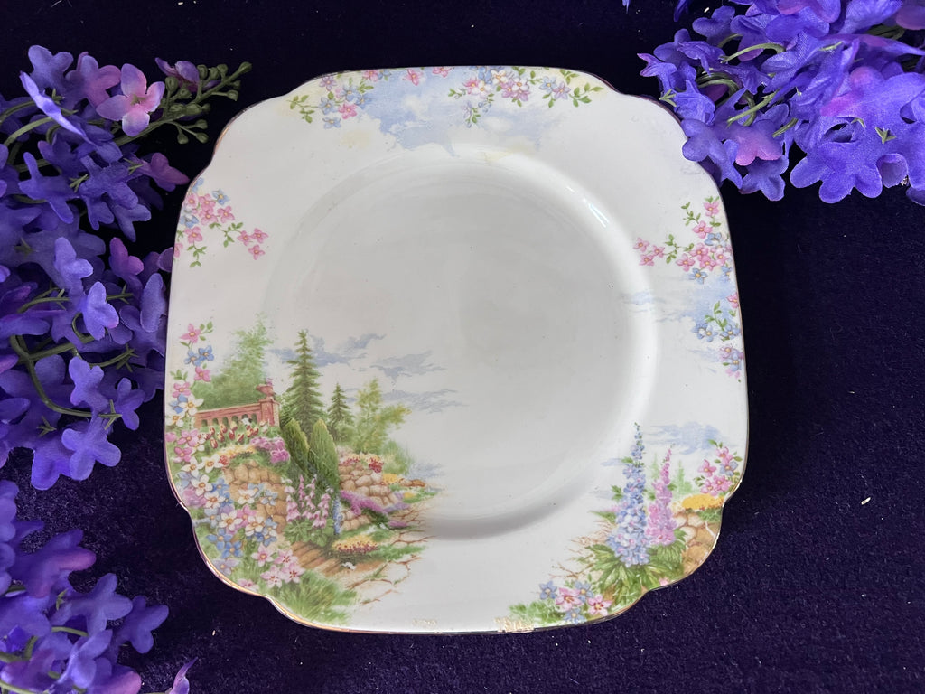 Royal Albert ‘Kentish Rockery’ Plate | Vintage Fine Bone China English Garden