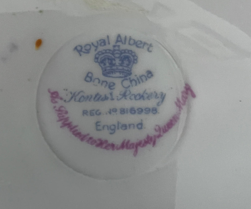Royal Albert ‘Kentish Rockery’ Plate | Vintage Fine Bone China English Garden