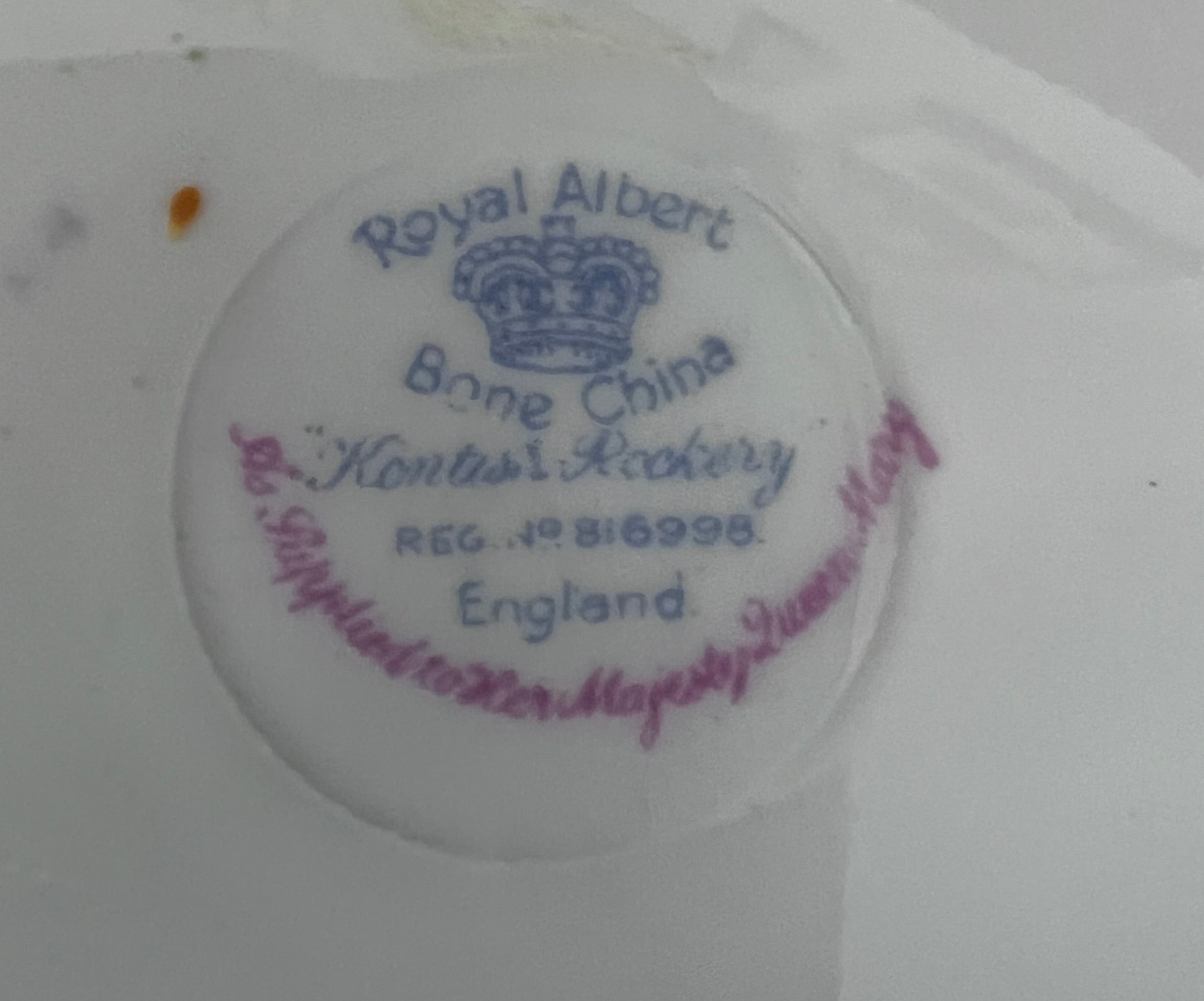 Royal Albert ‘Kentish Rockery’ Plate | Vintage Fine Bone China English Garden