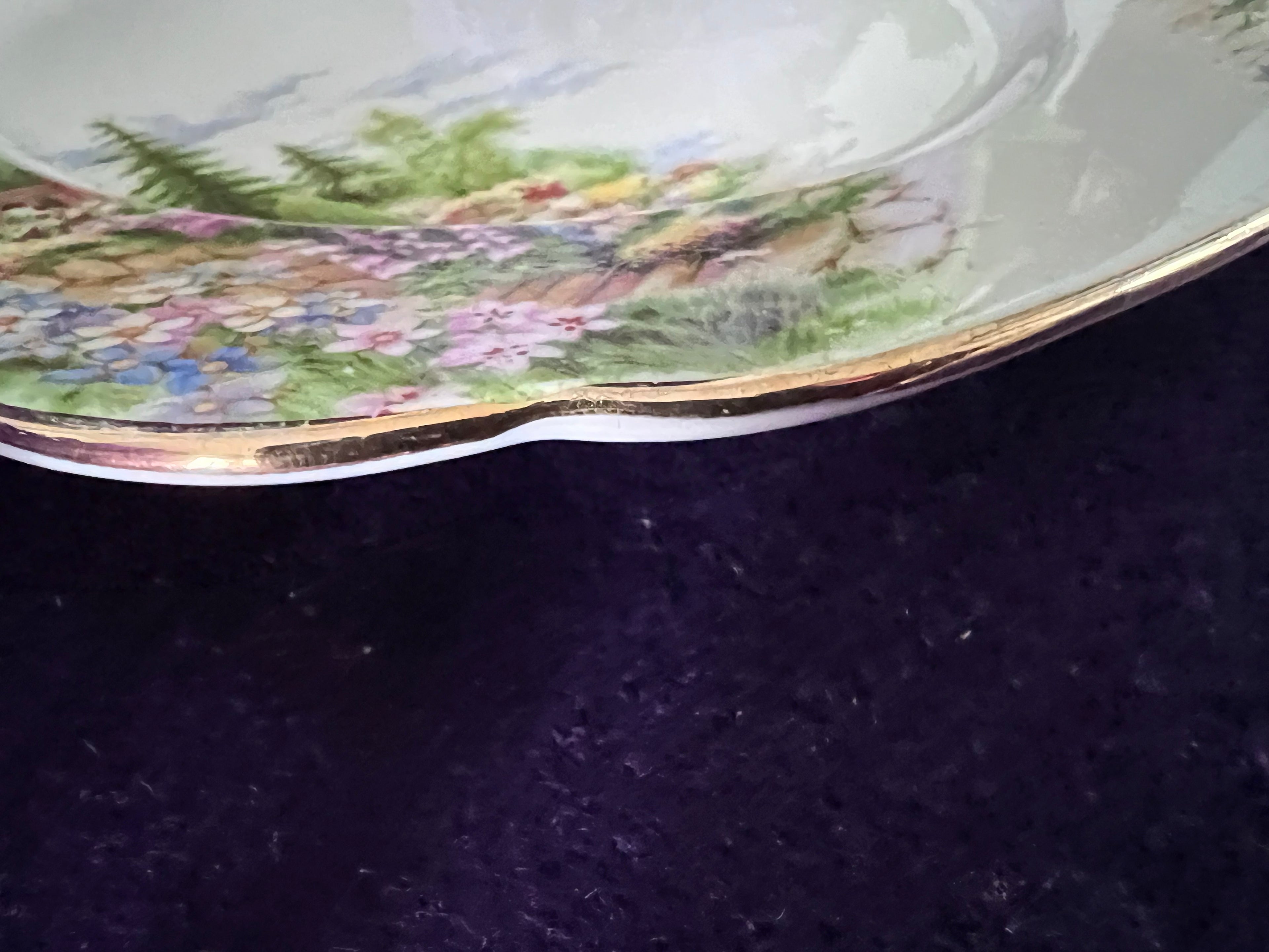 Royal Albert ‘Kentish Rockery’ Plate | Vintage Fine Bone China English Garden