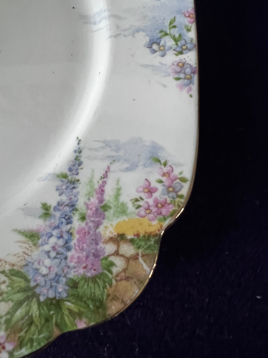 Royal Albert ‘Kentish Rockery’ Plate | Vintage Fine Bone China English Garden