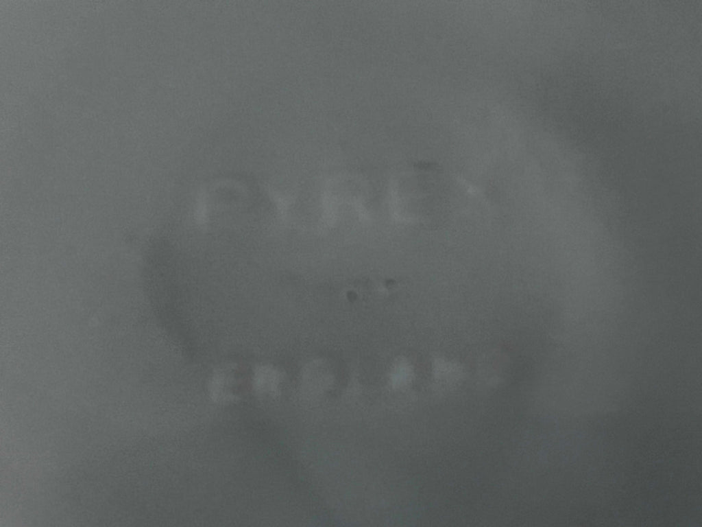 JAJ Pyrex ‘Laura’ Pattern Mixing Bowl | Vintage 1980s English Milk Glass