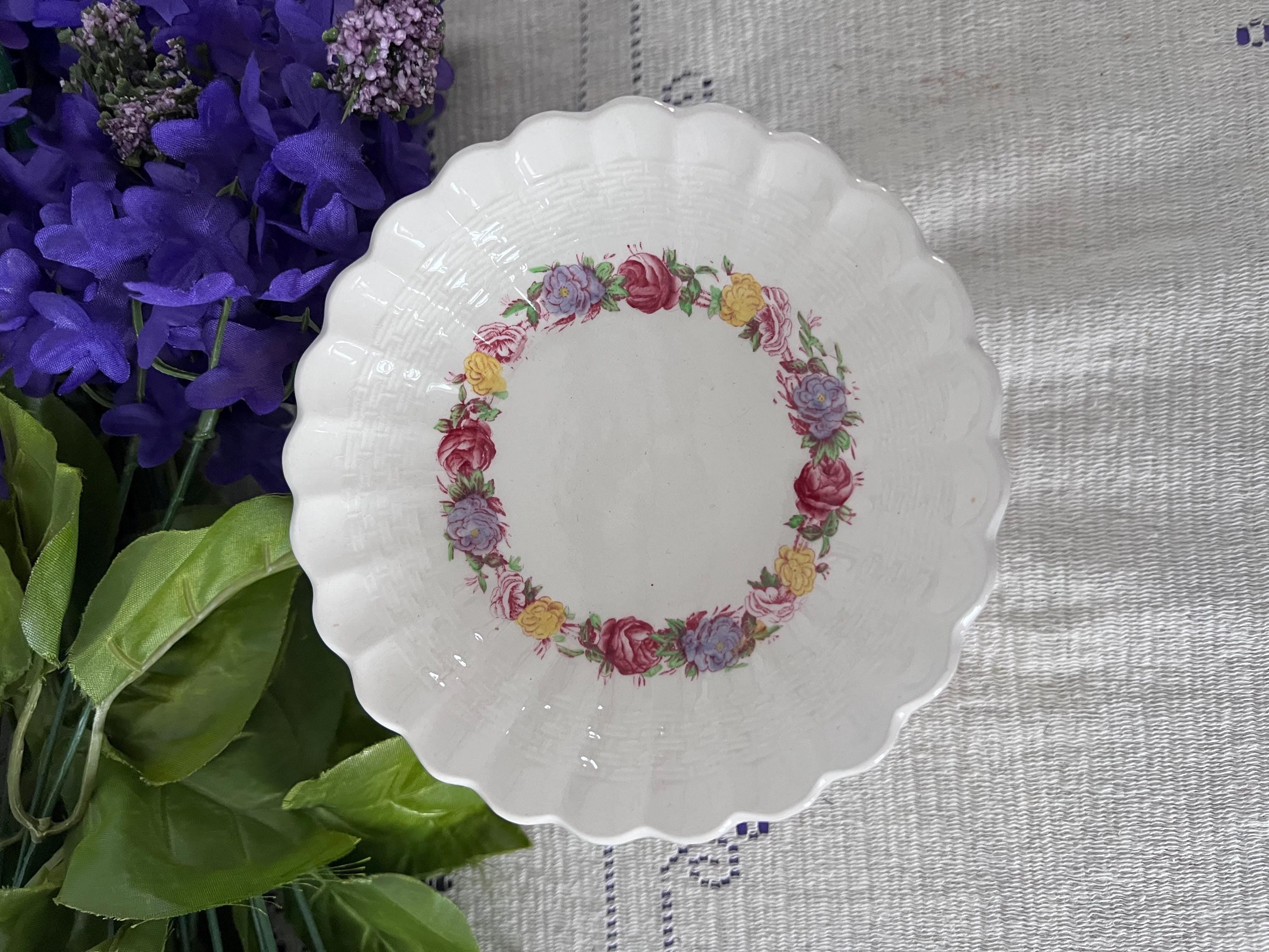 Vintage Copeland Spode Rose Briar Bowls | Romantic English Ironstone | The Lilac Bloom Vintage