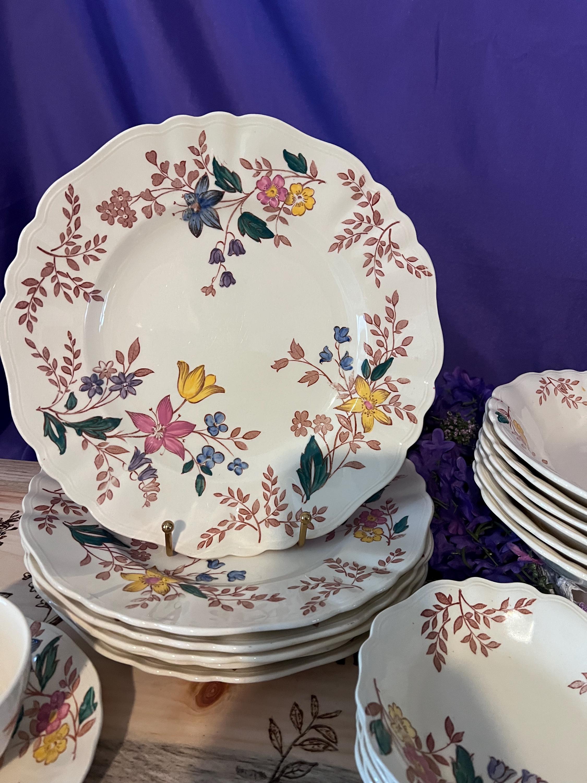 Vintage J&G Meakin "Cotswold" Ironstone Dinnerware Set