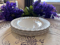 Johnson Brothers Waldorf Blue Floral Dinnerware | Regency Ironstone China, Platinum Trim