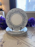 Minton Grey Mist Salad Plates – Set of 5, Bone China, Mid Century England