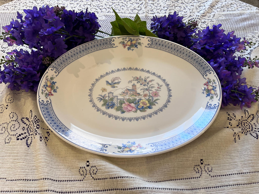 Royal Albert Songbird Platter | New Romance Series Fine English Bone China Serving Tray