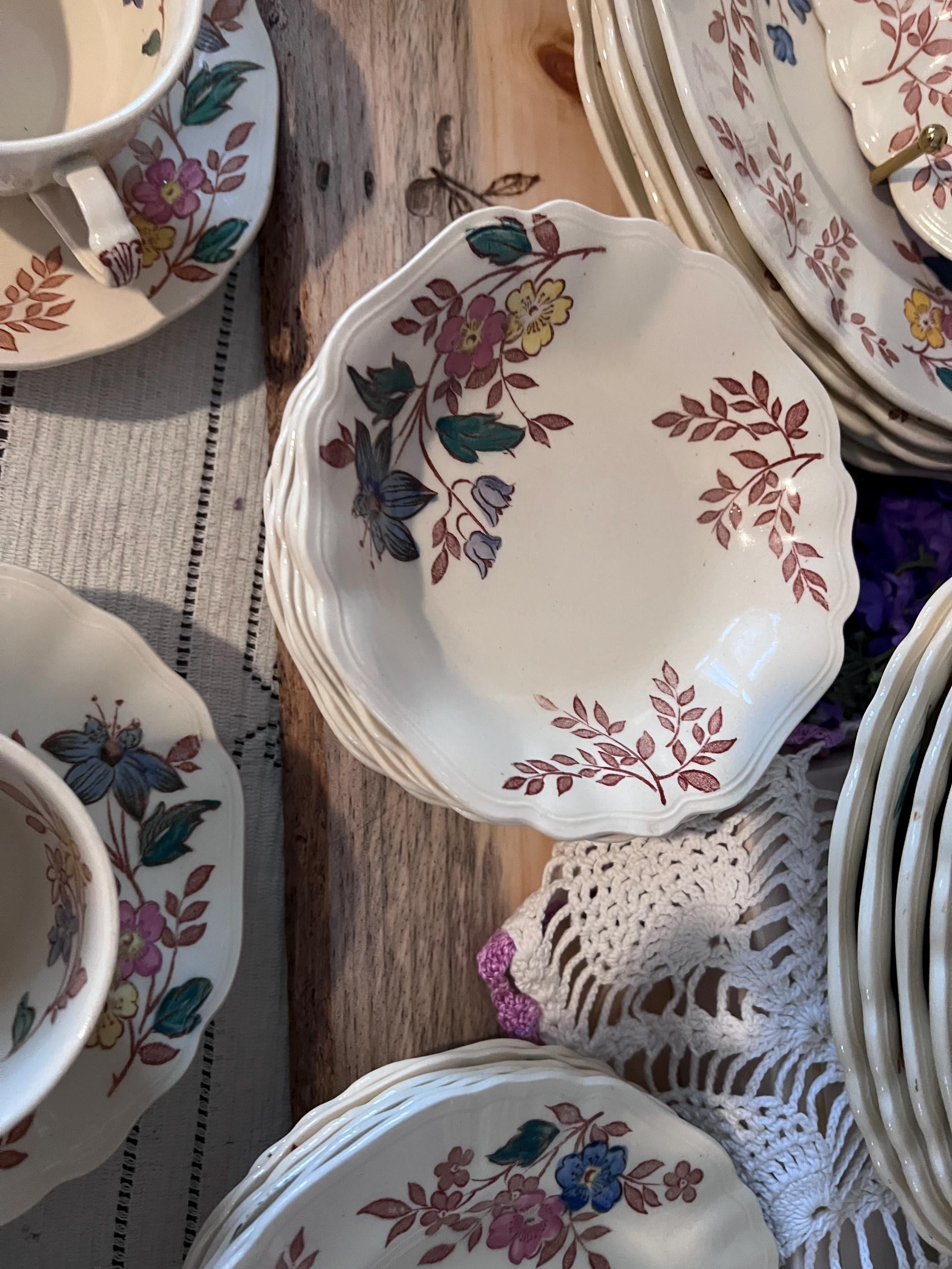 Vintage J&G Meakin "Cotswold" Ironstone Dinnerware Set